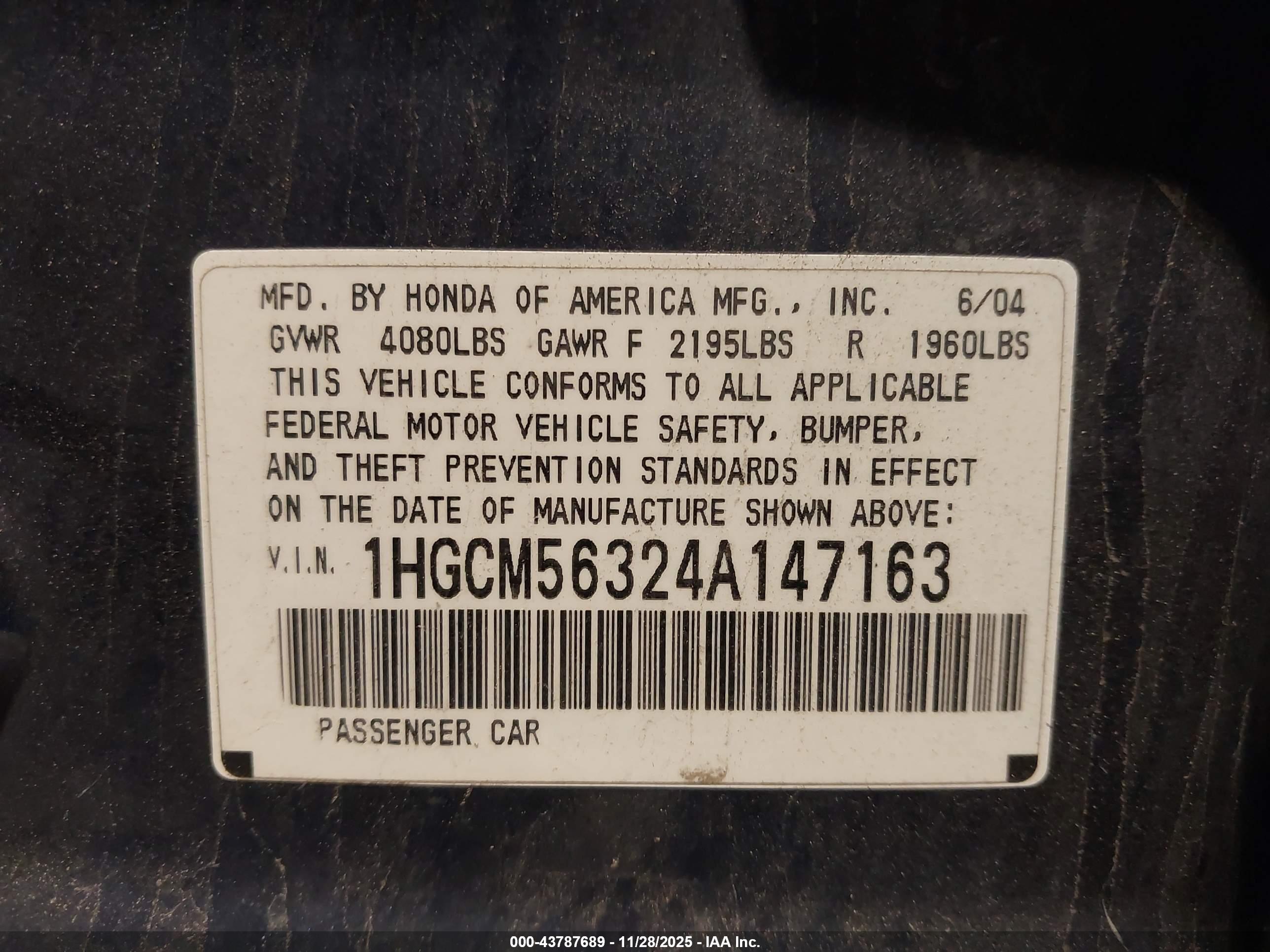 HONDA ACCORD image 9