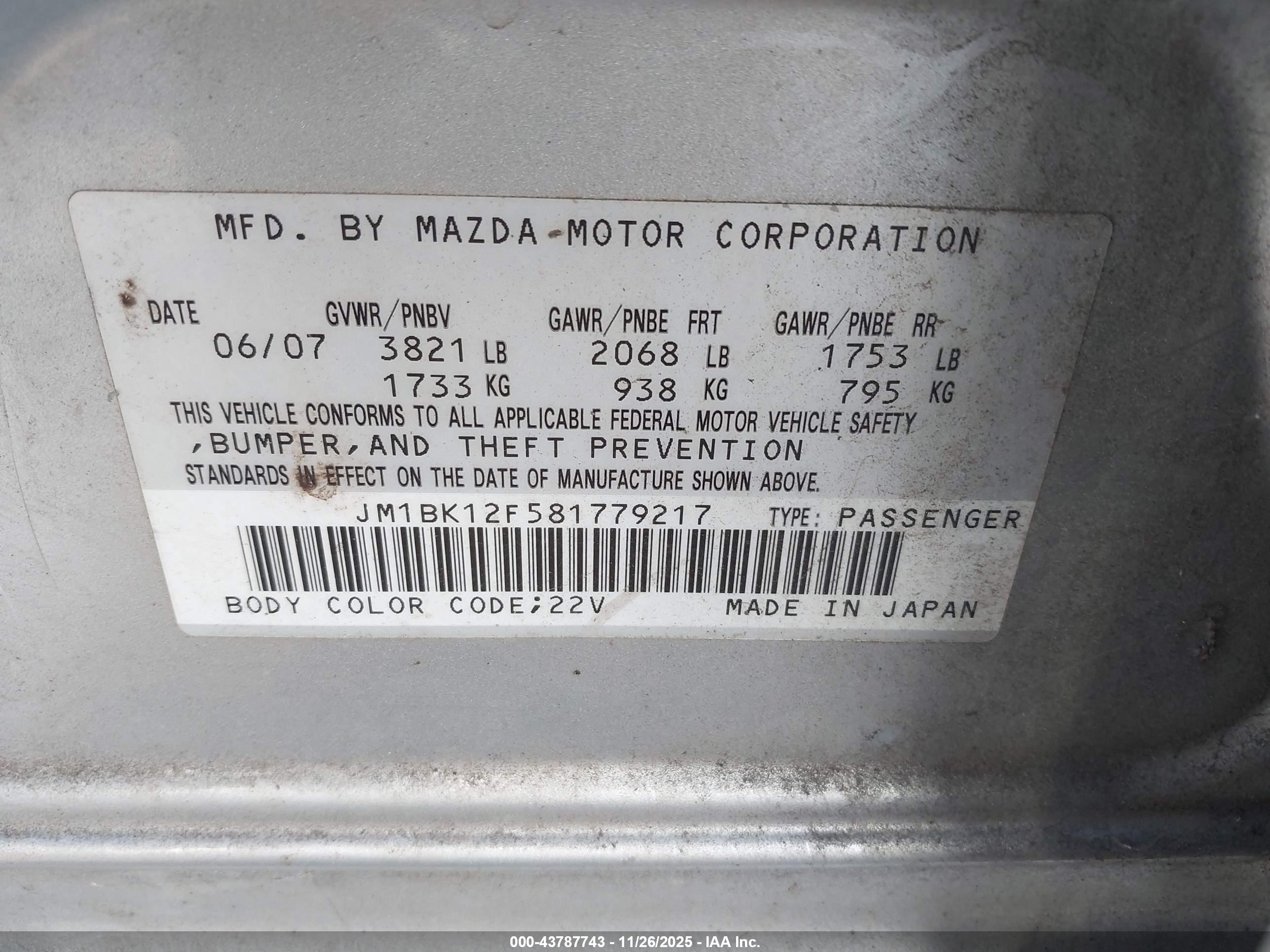 MAZDA MAZDA3 image 9