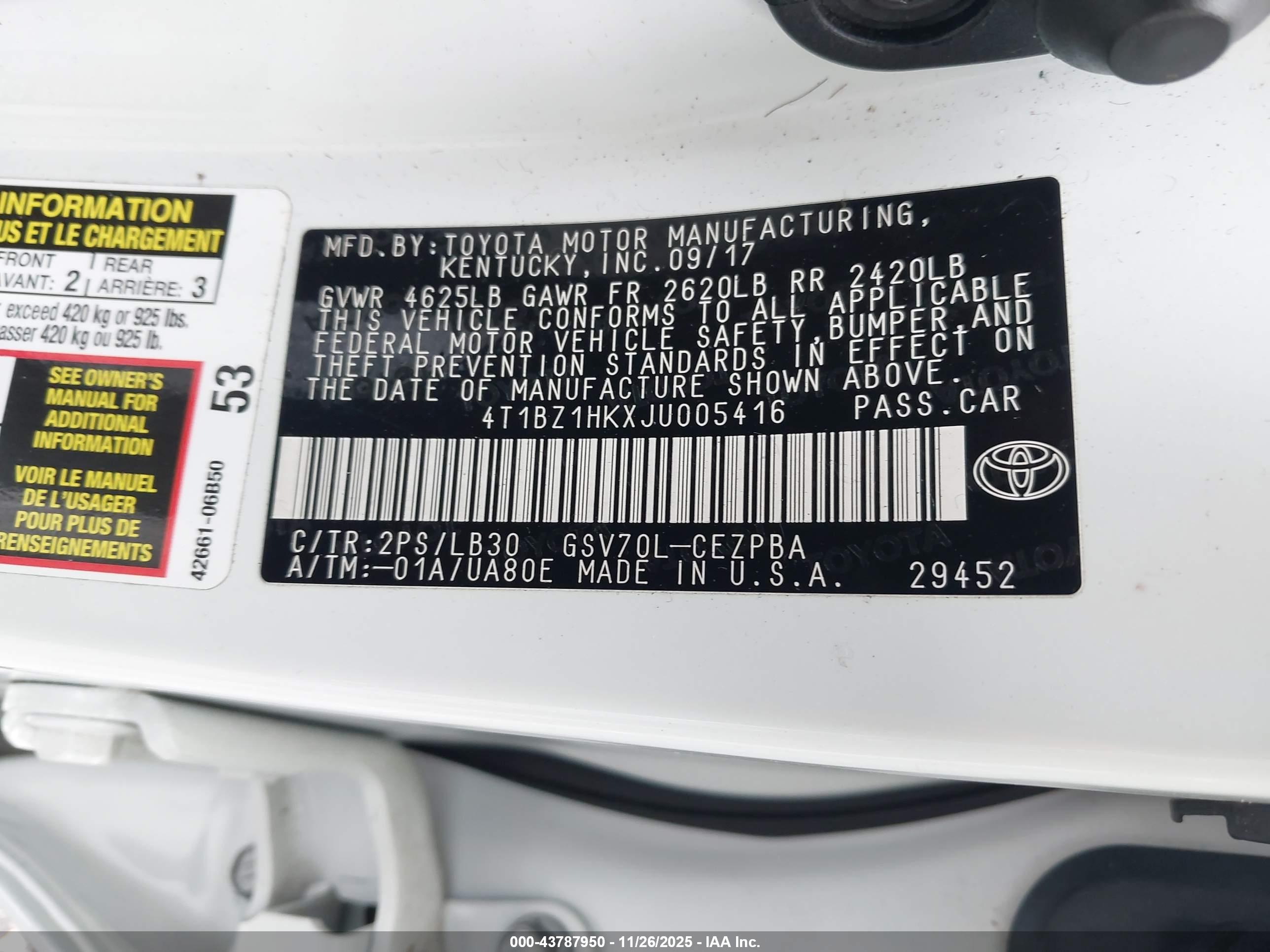 TOYOTA CAMRY image 9
