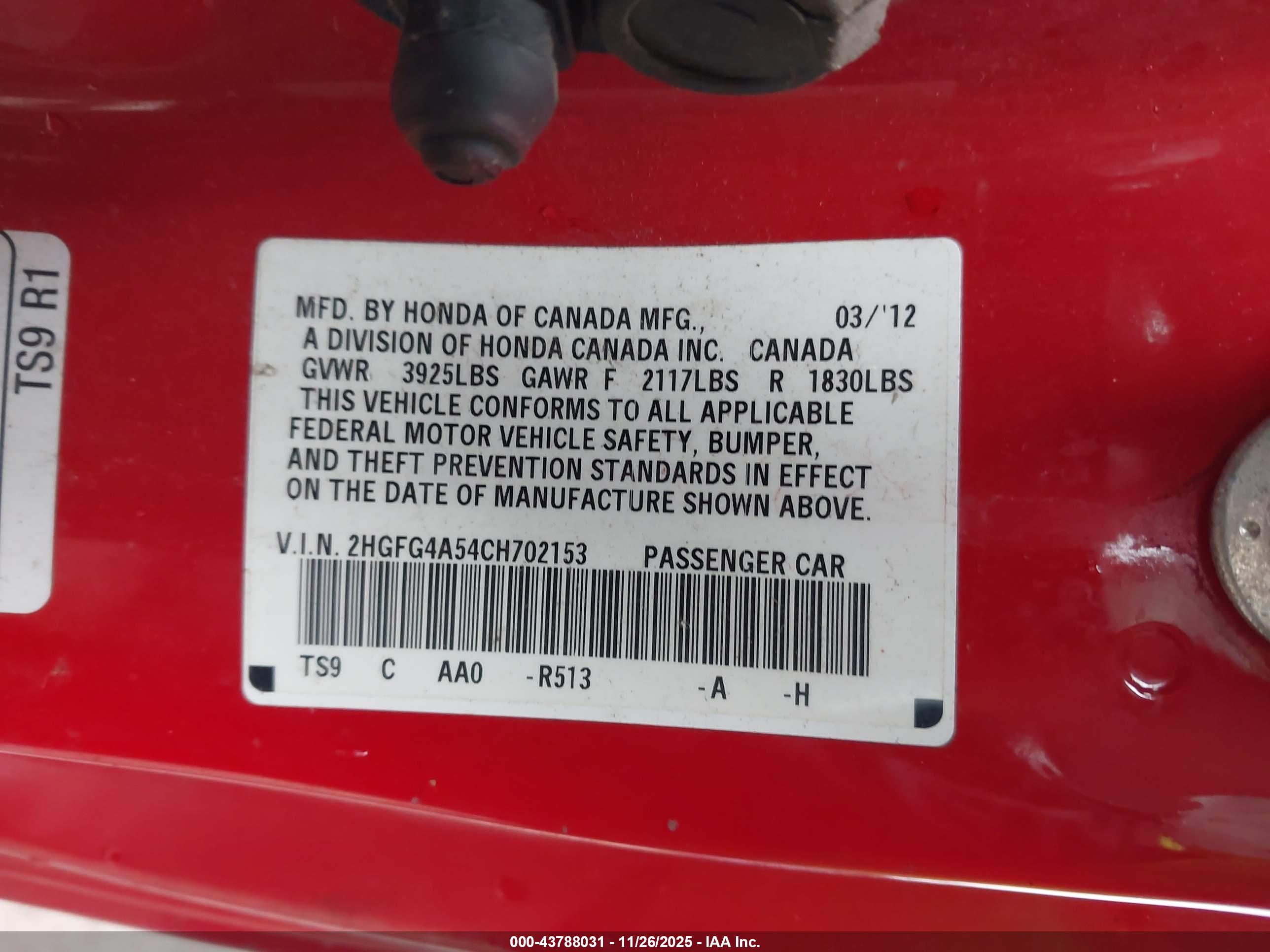 HONDA CIVIC image 9