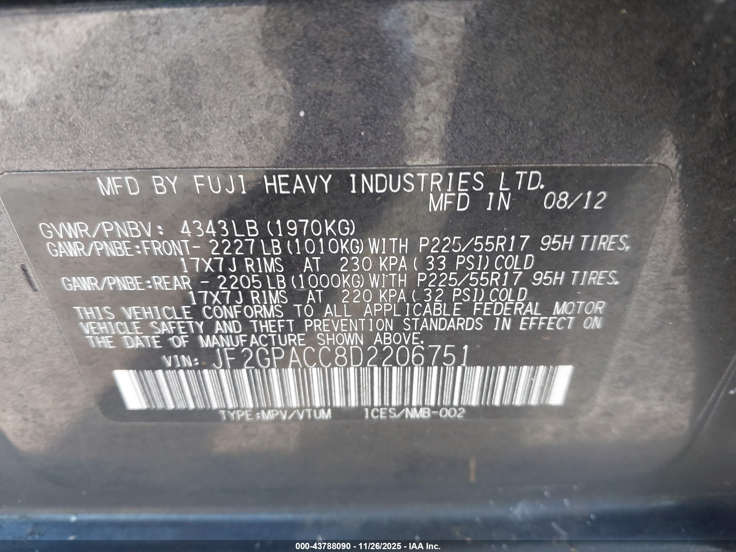 SUBARU XV image 9