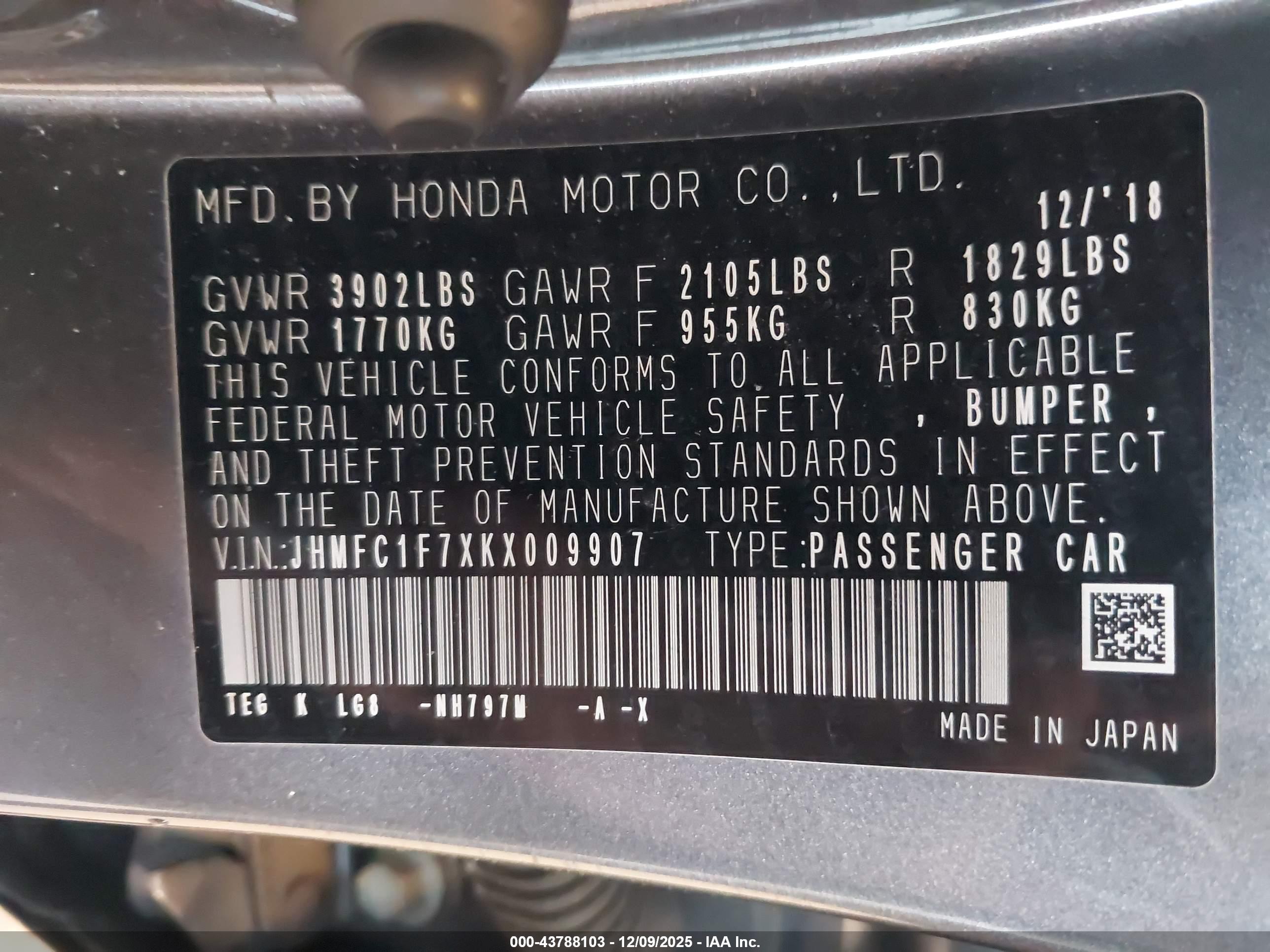HONDA CIVIC image 9