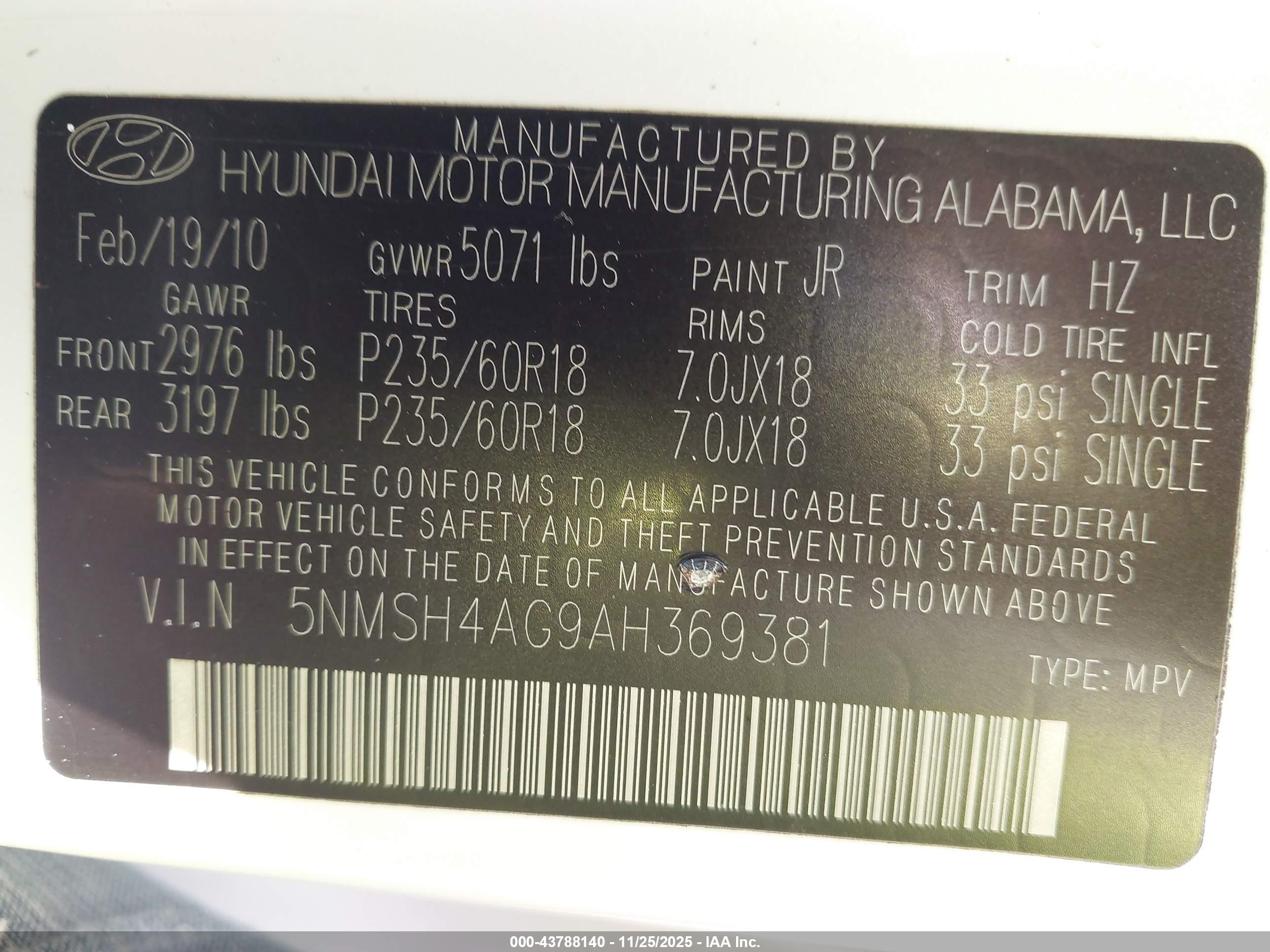 HYUNDAI SANTA image 9