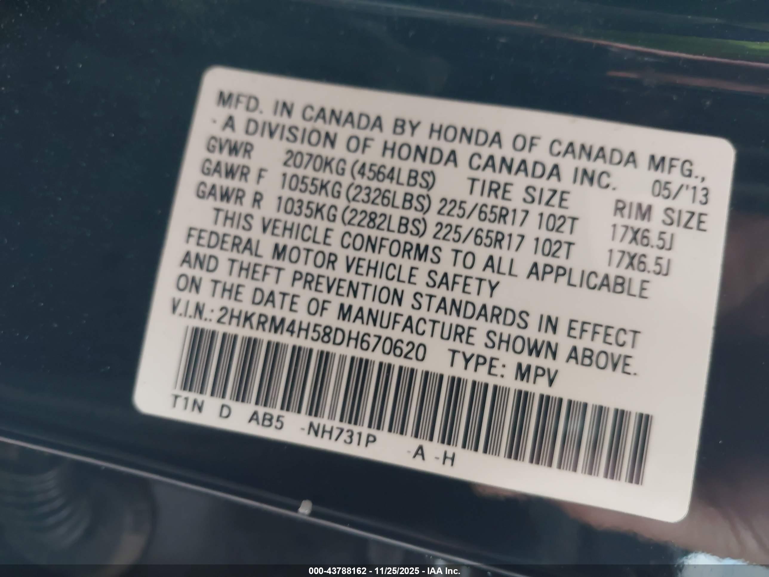 HONDA CR-V image 9