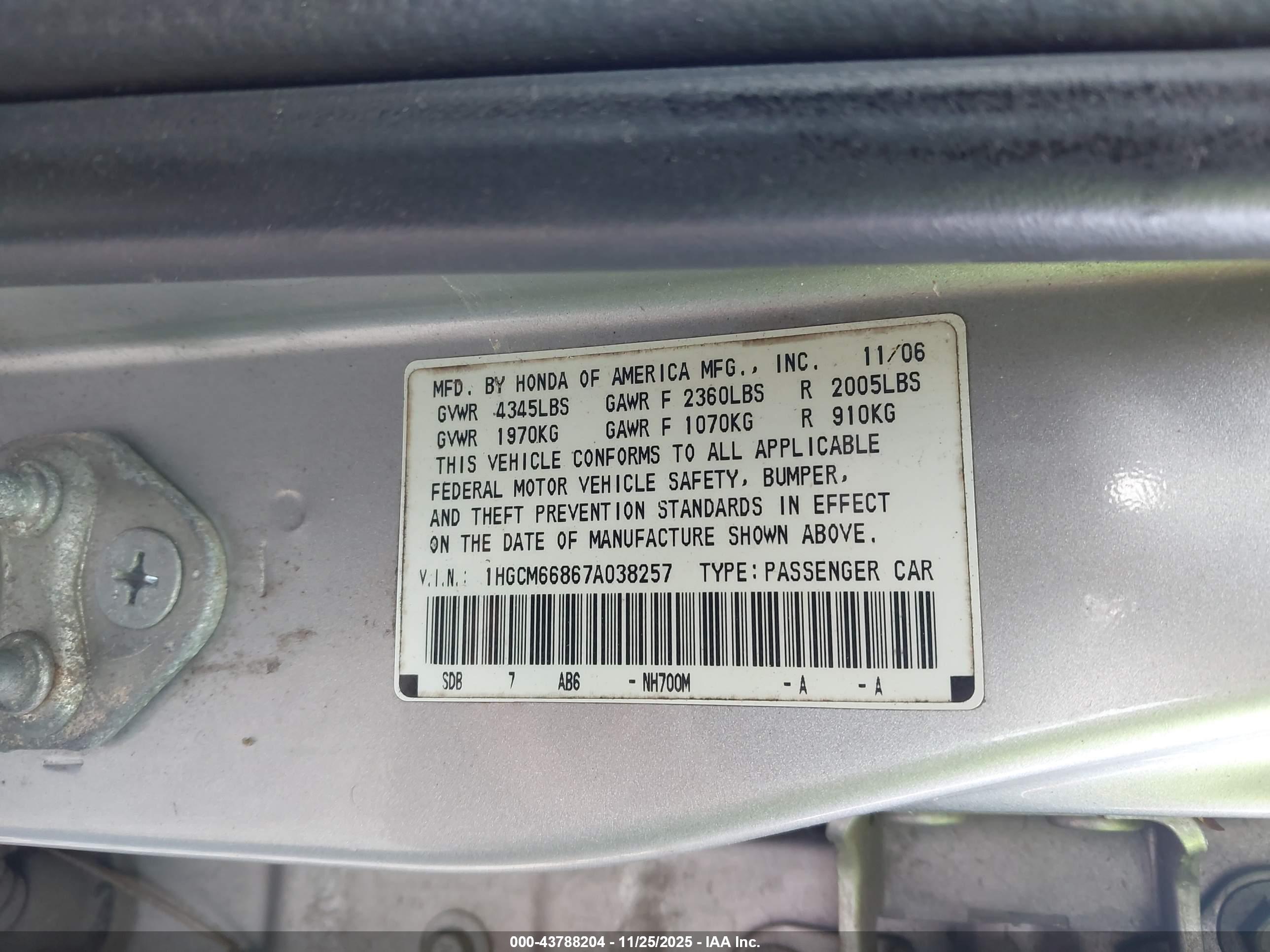 HONDA ACCORD image 9
