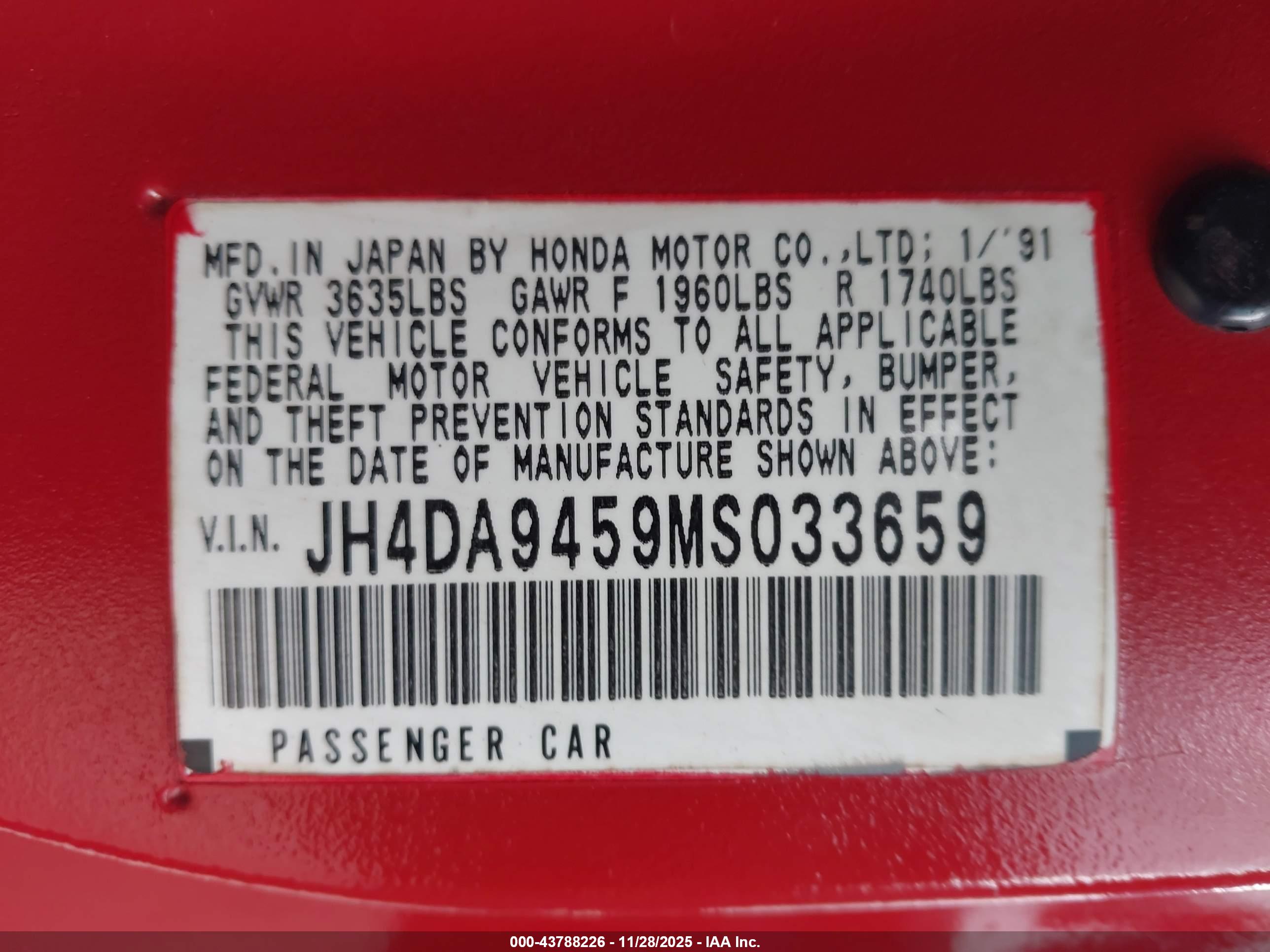 ACURA INTEGRA image 9
