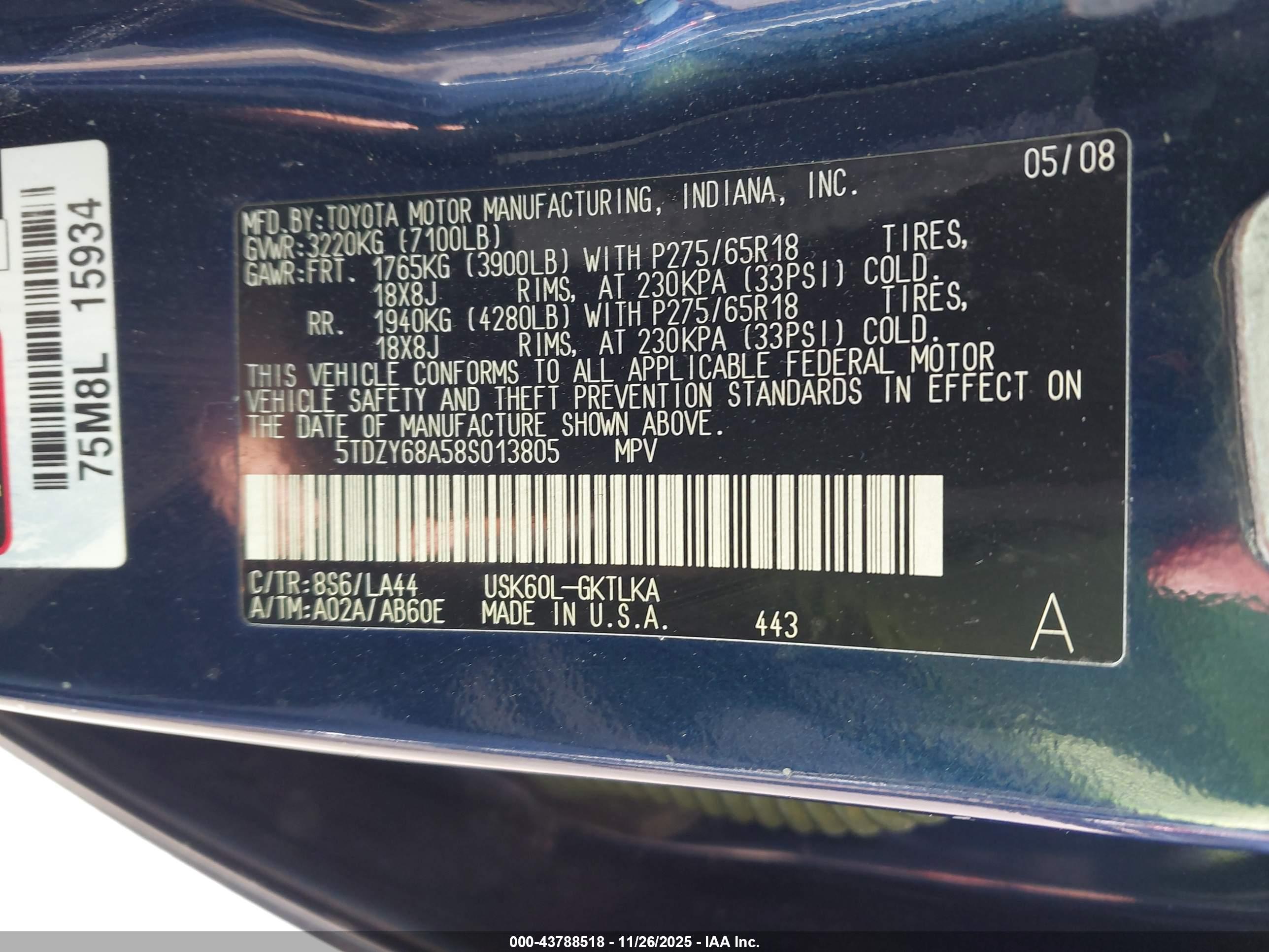 TOYOTA SEQUOIA image 9