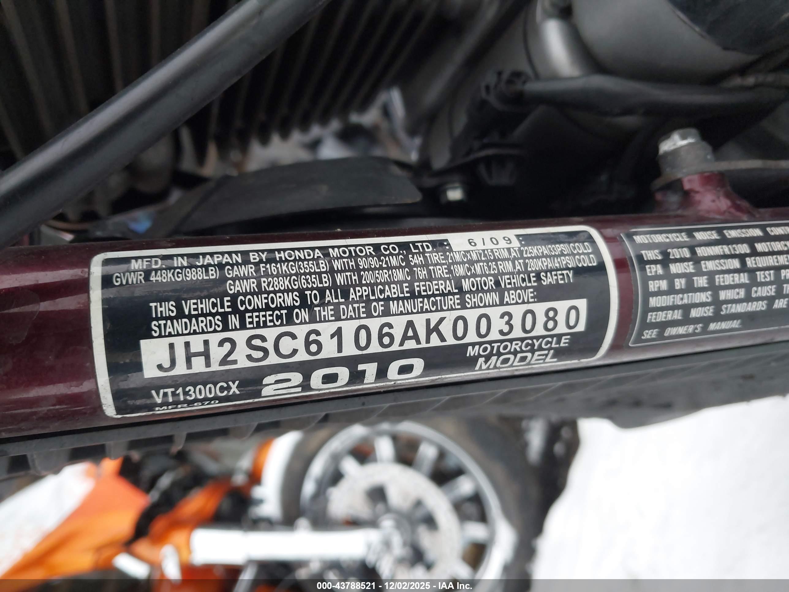 HONDA VT1300 image 10