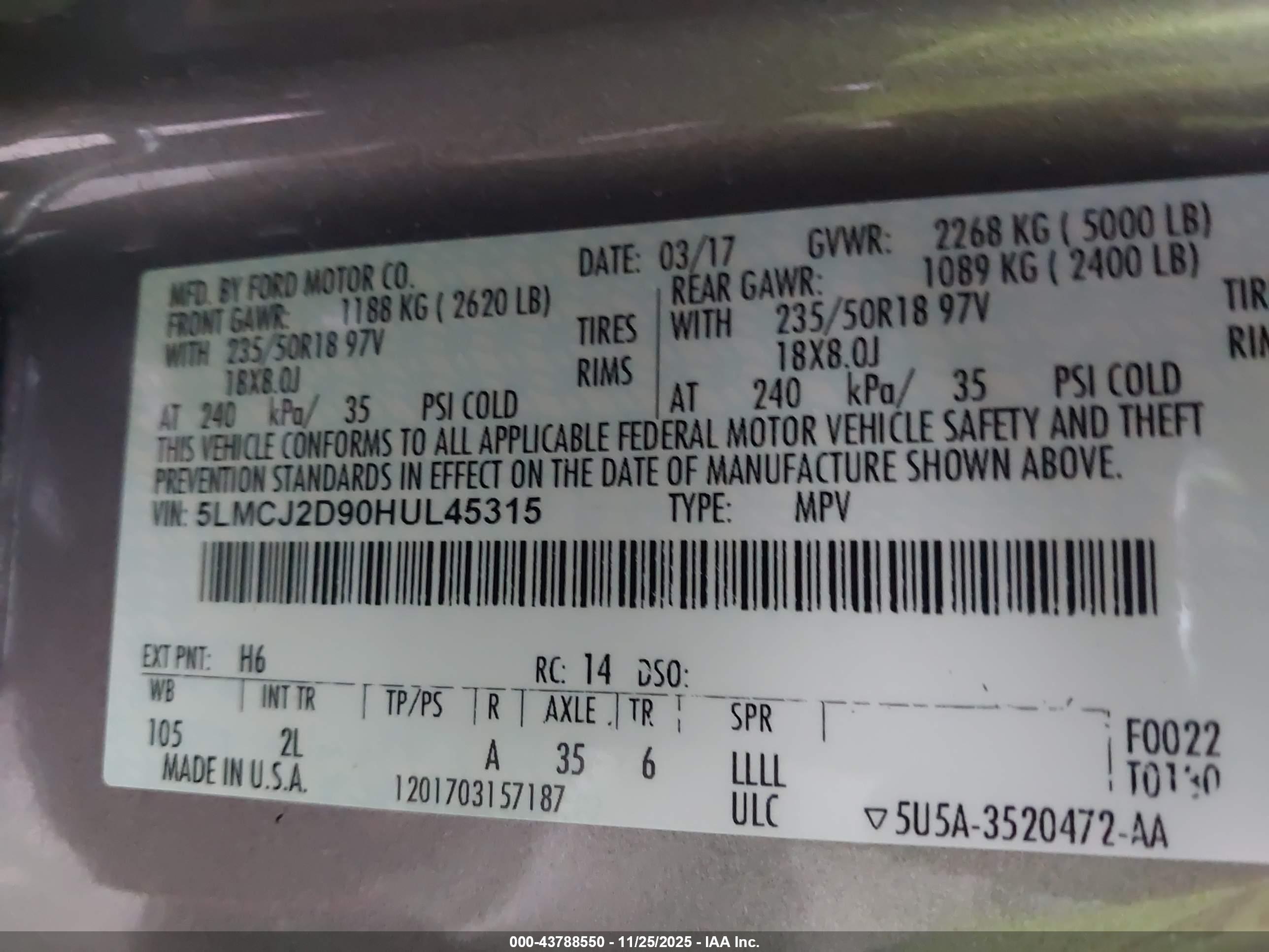 LINCOLN MKC image 9