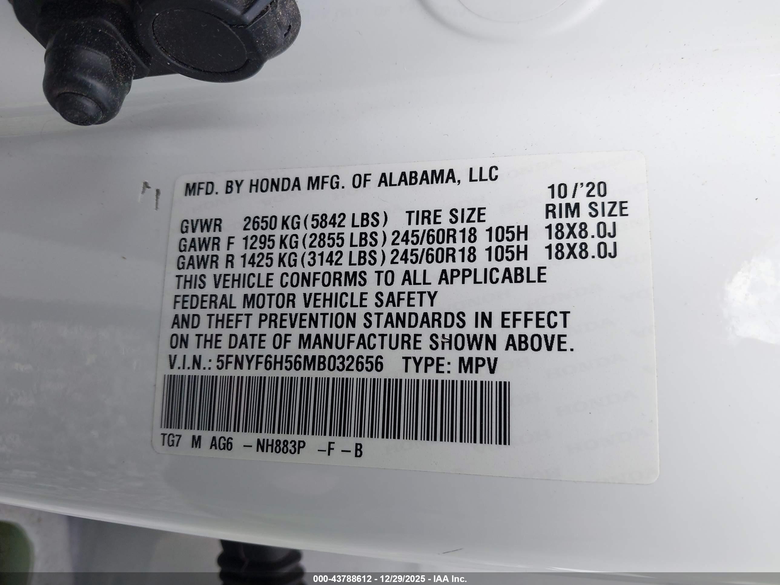 HONDA PILOT image 9