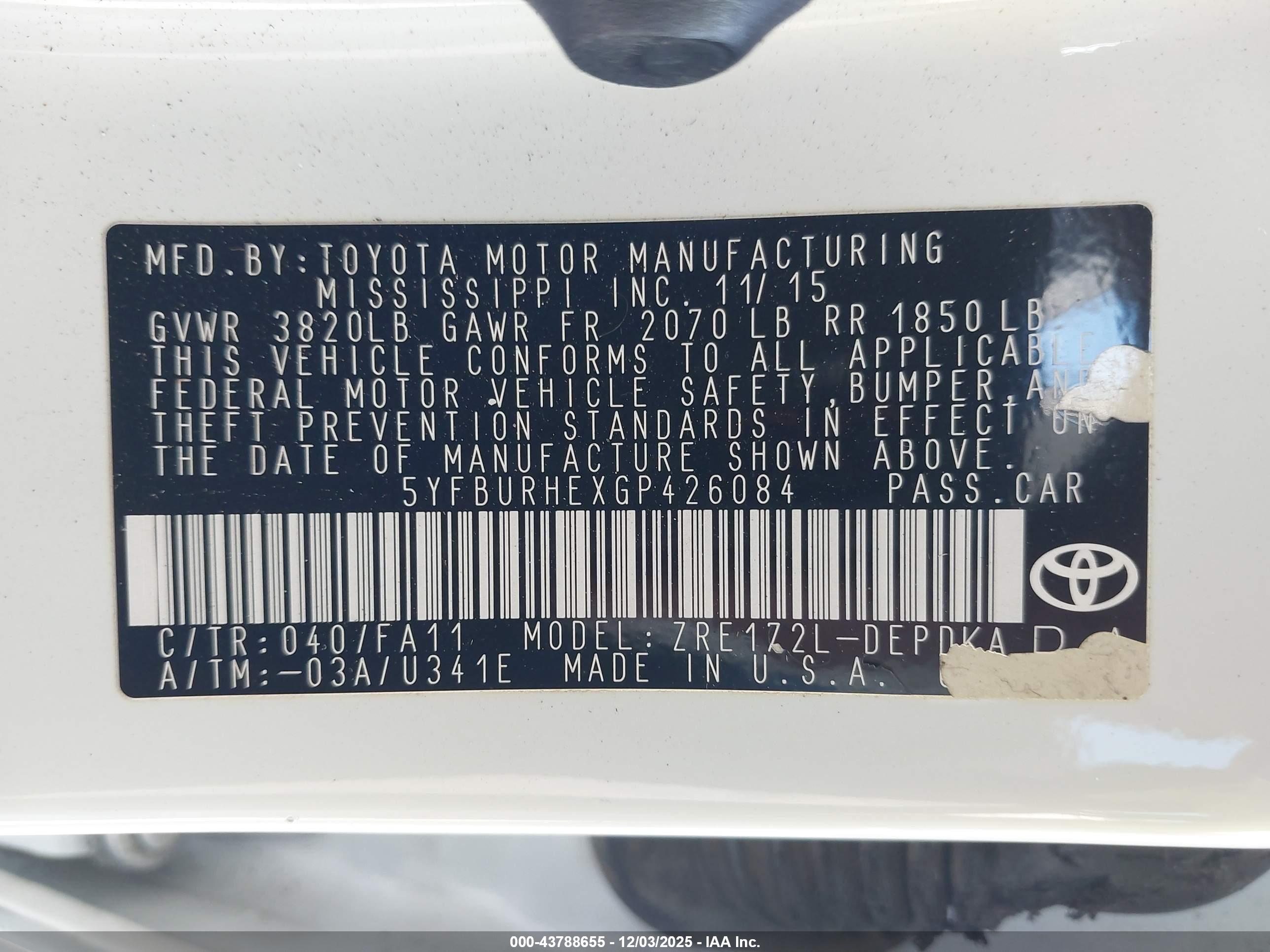 TOYOTA COROLLA image 9