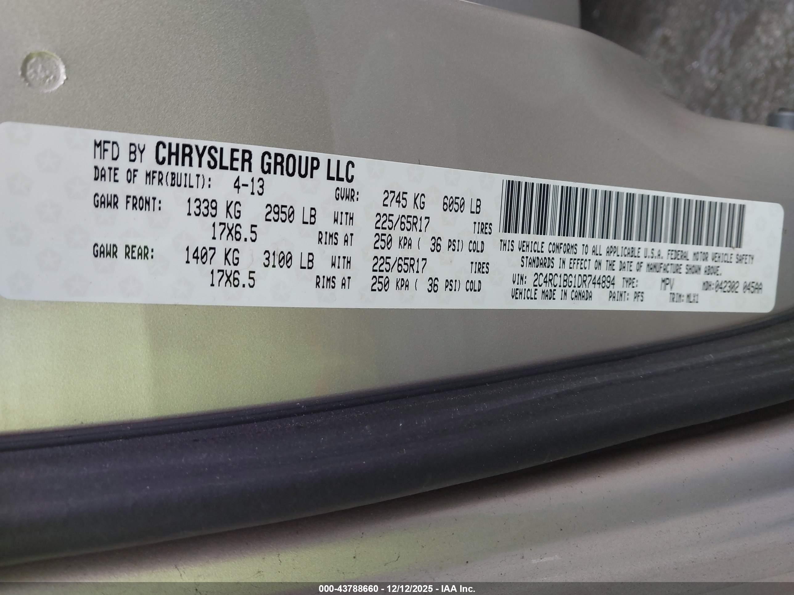 CHRYSLER TOWN image 9