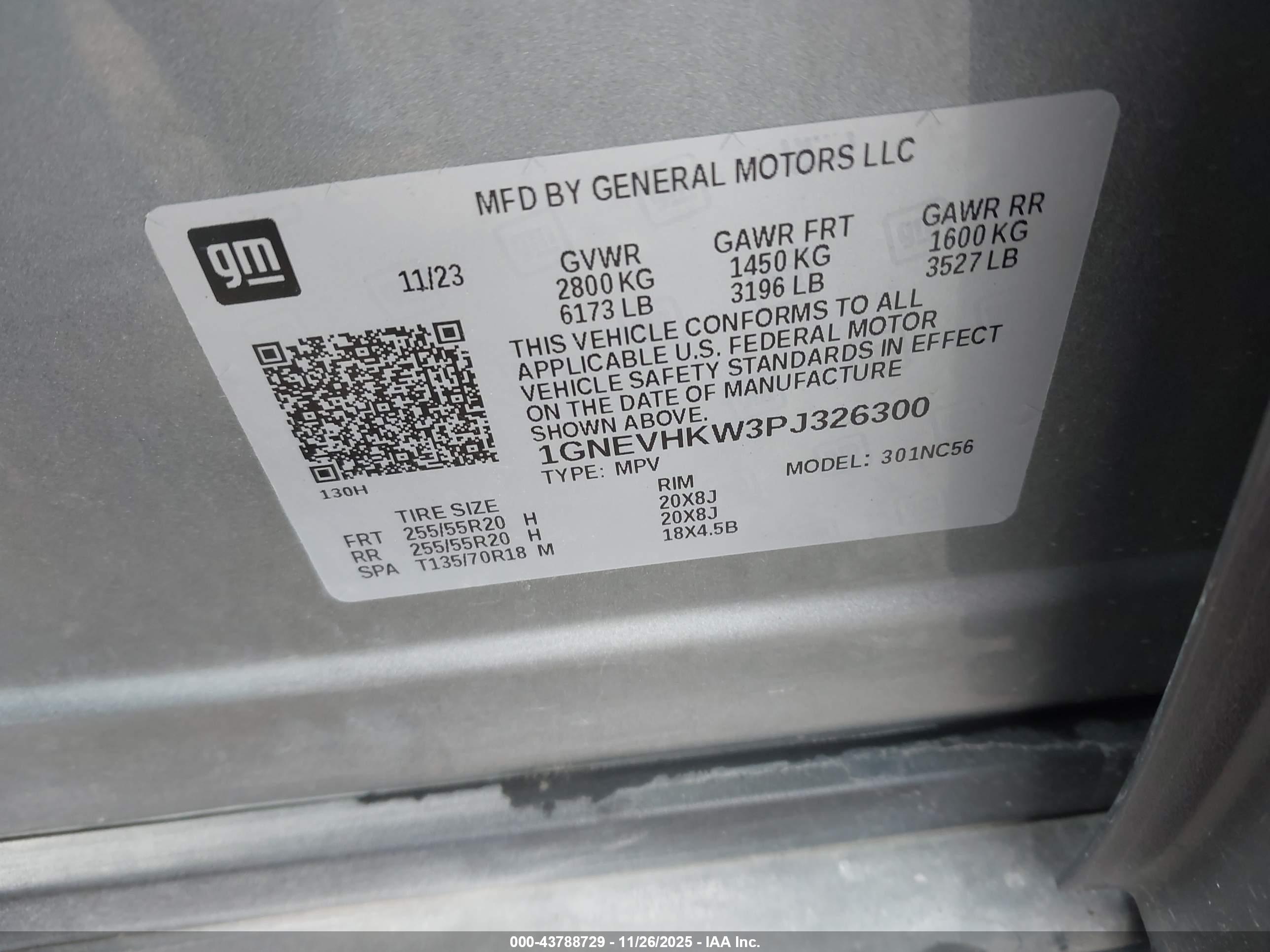 CHEVROLET TRAVERSE image 9