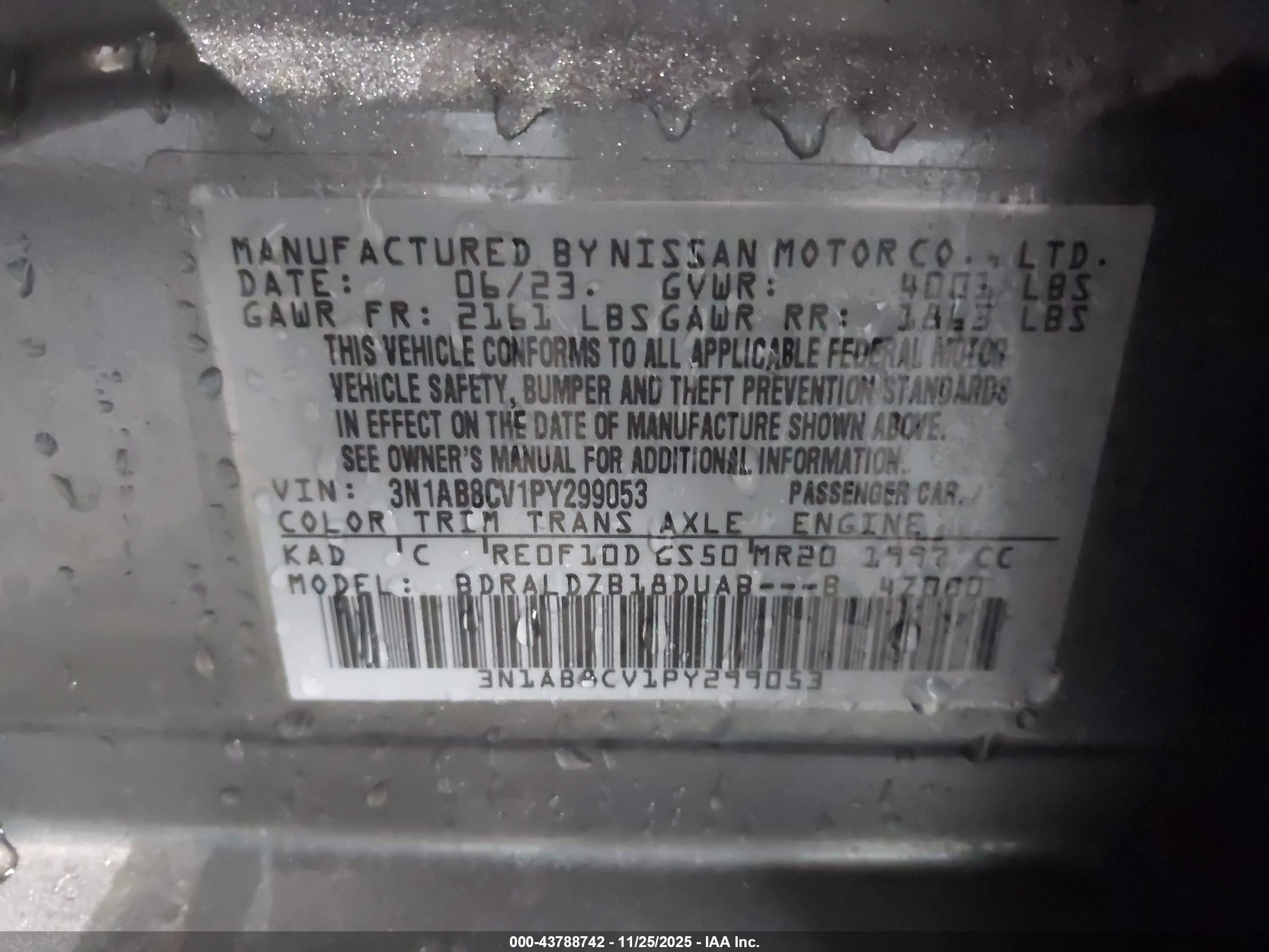 NISSAN SENTRA image 9