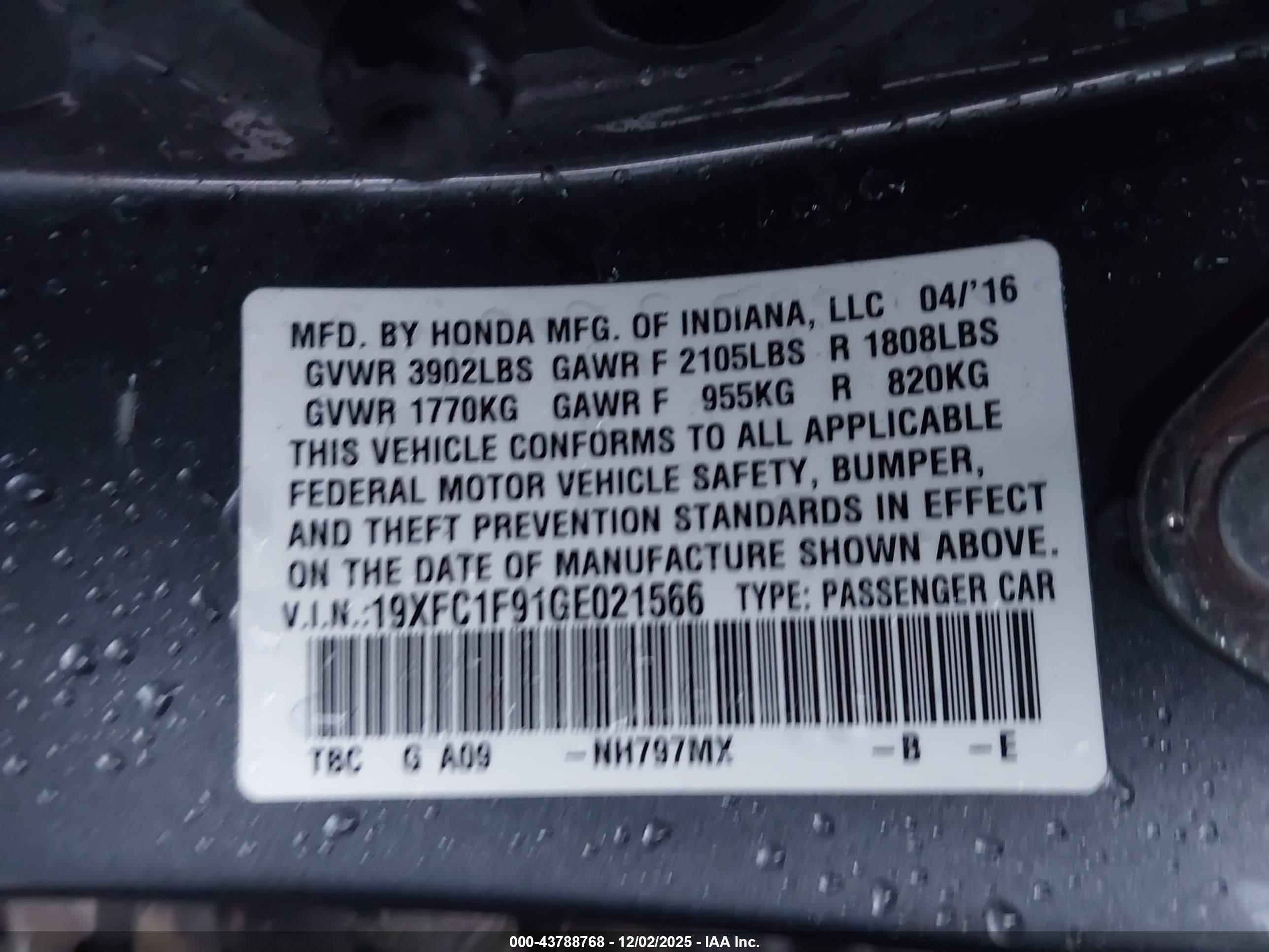 HONDA CIVIC image 9