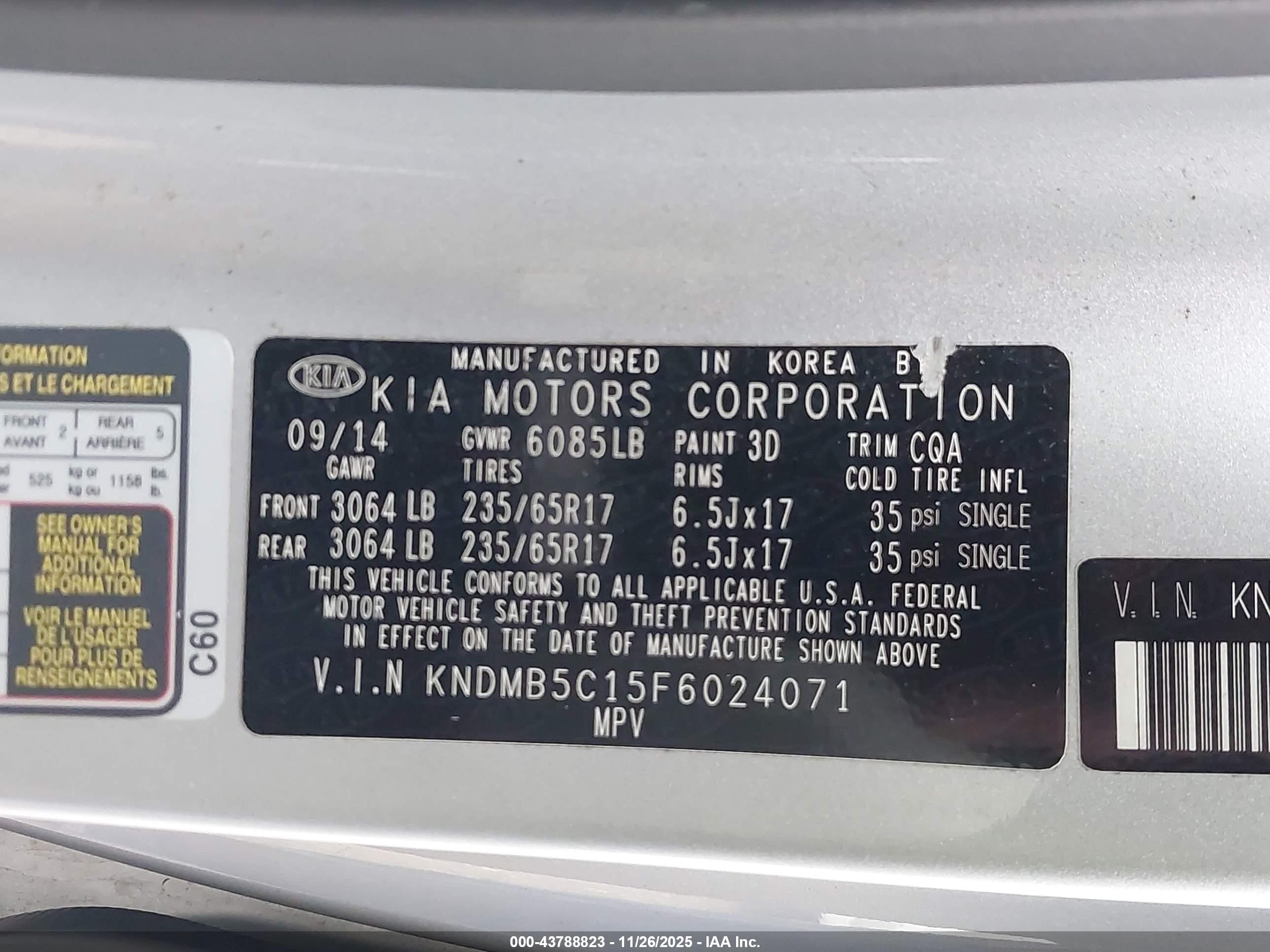 KIA SEDONA image 9