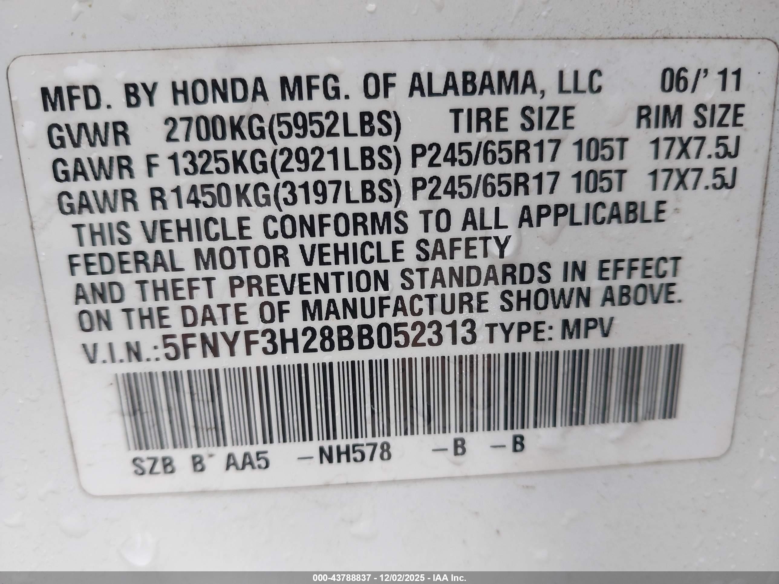 HONDA PILOT image 9