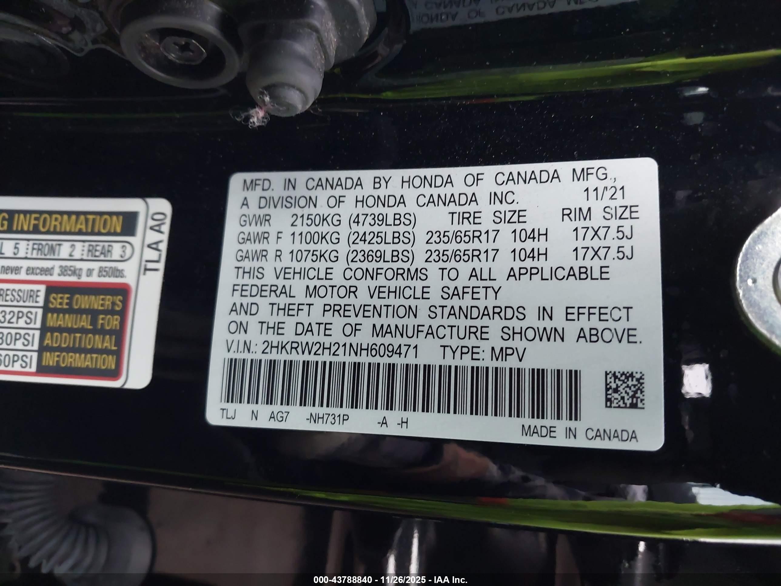 HONDA CR-V image 9