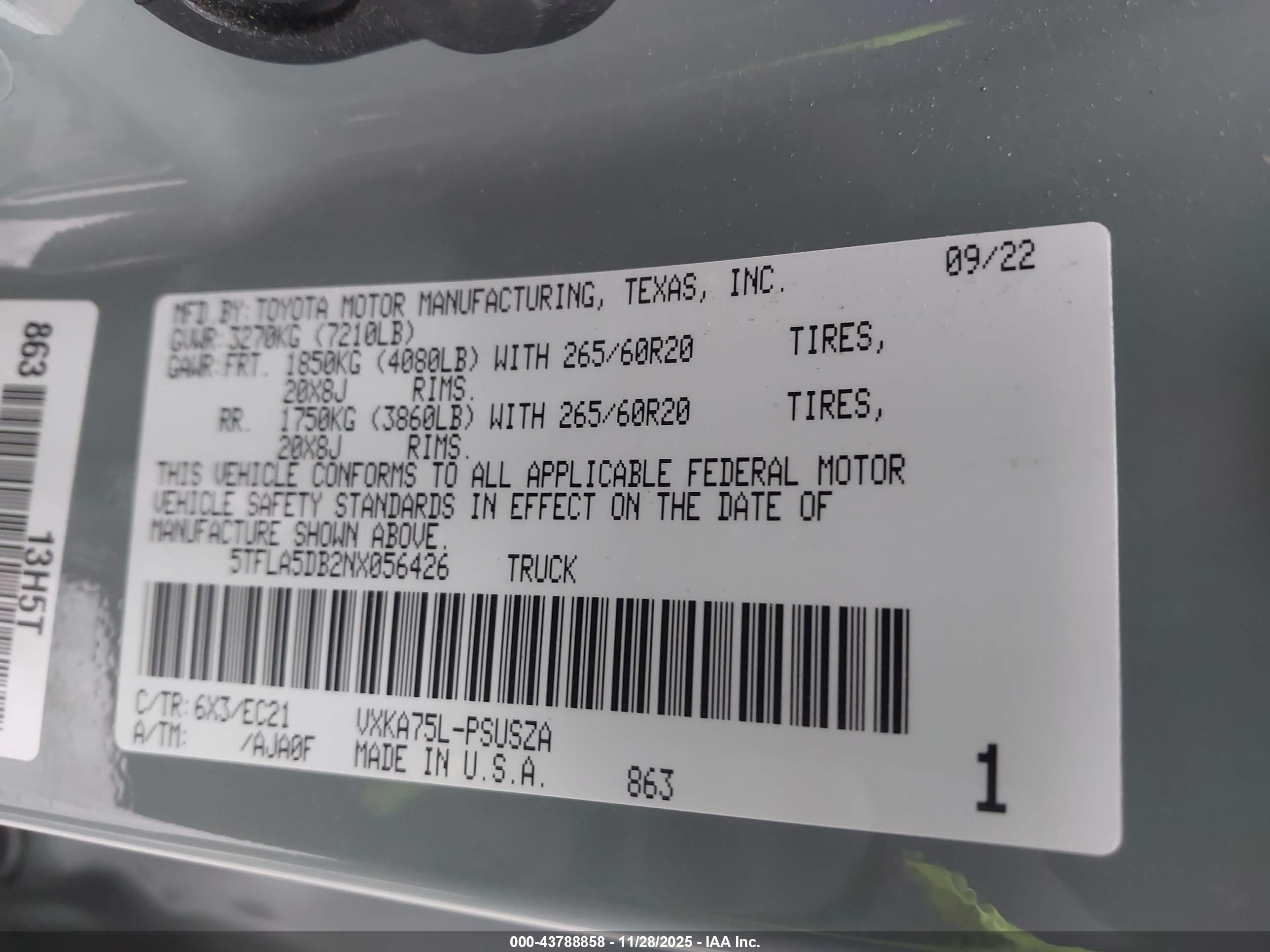 TOYOTA TUNDRA image 9