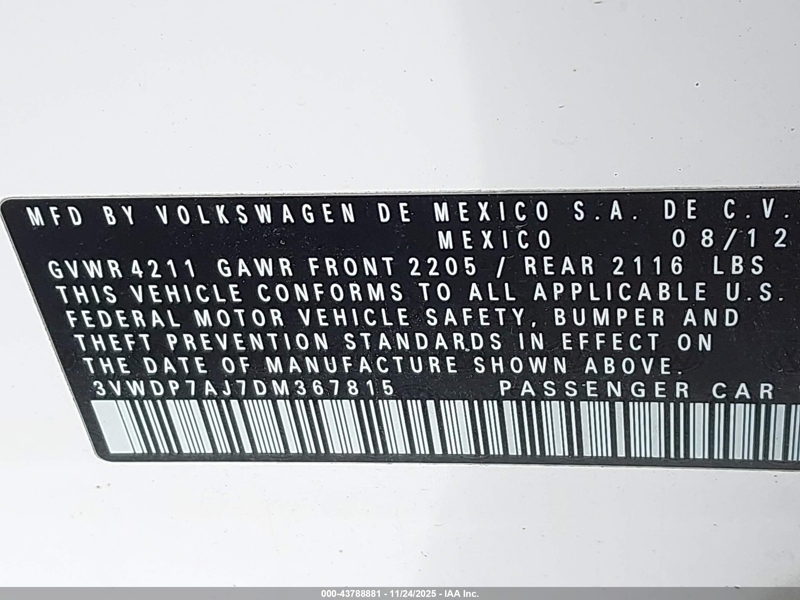 VOLKSWAGEN JETTA image 9