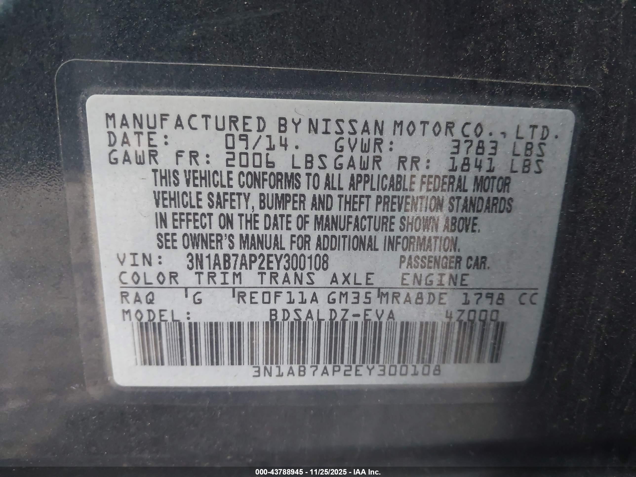 NISSAN SENTRA image 9
