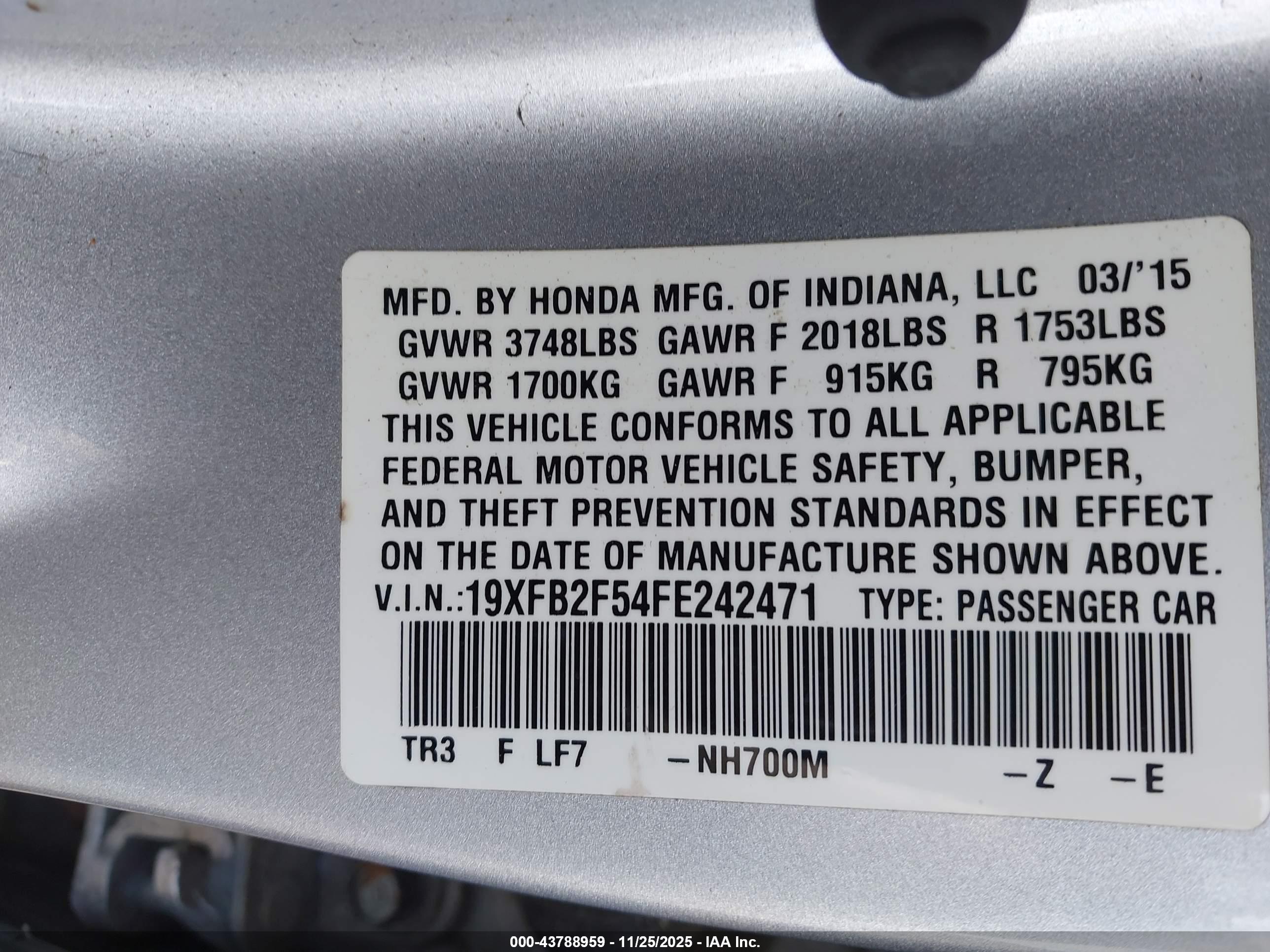 HONDA CIVIC image 9