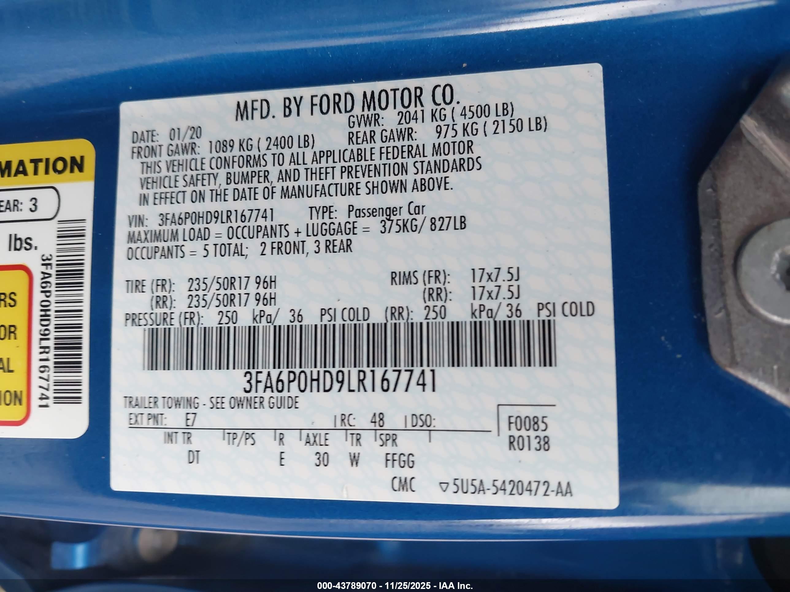 FORD FUSION image 9