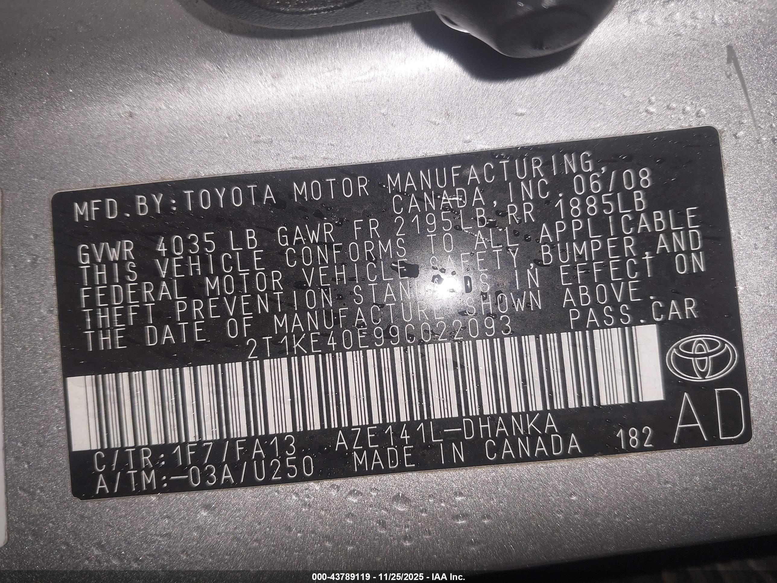 TOYOTA MATRIX image 9