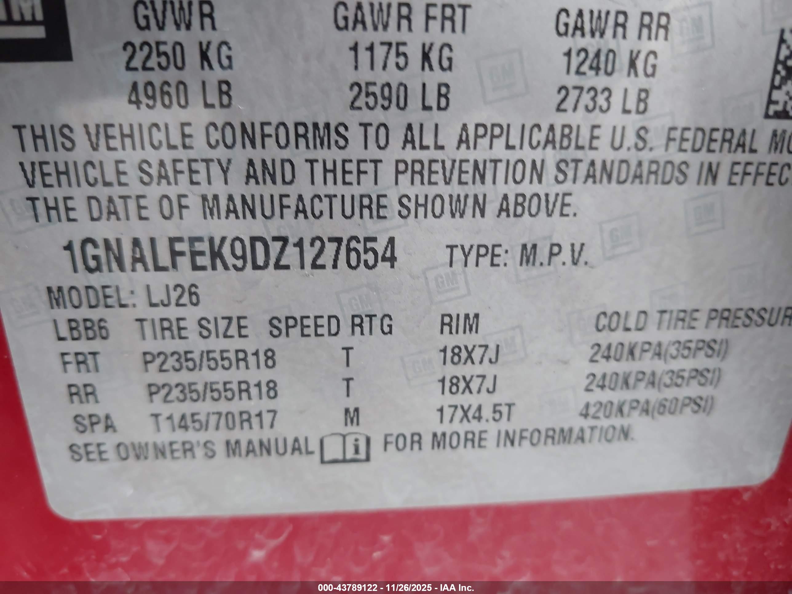 CHEVROLET EQUINOX image 9
