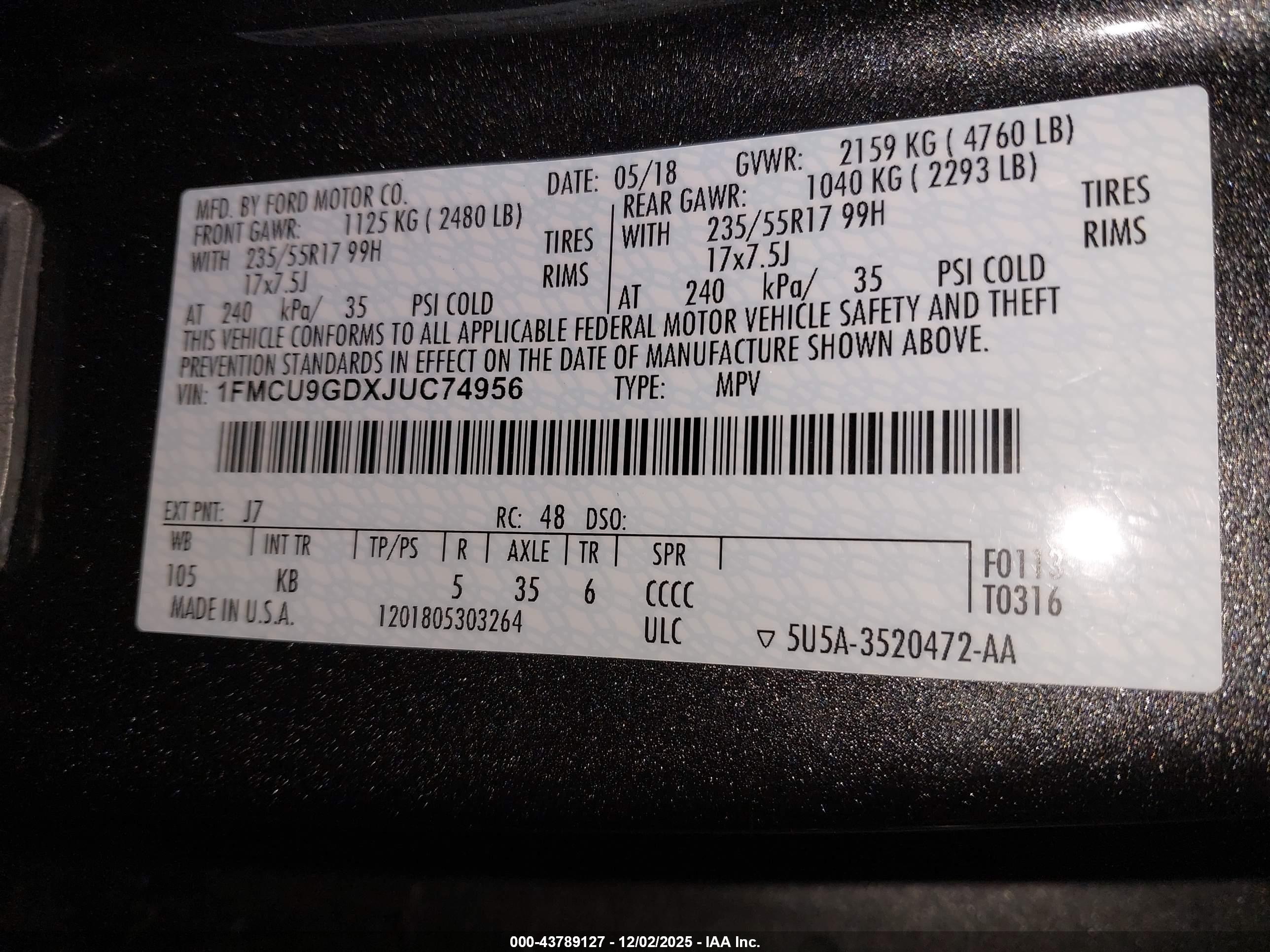 FORD ESCAPE image 9