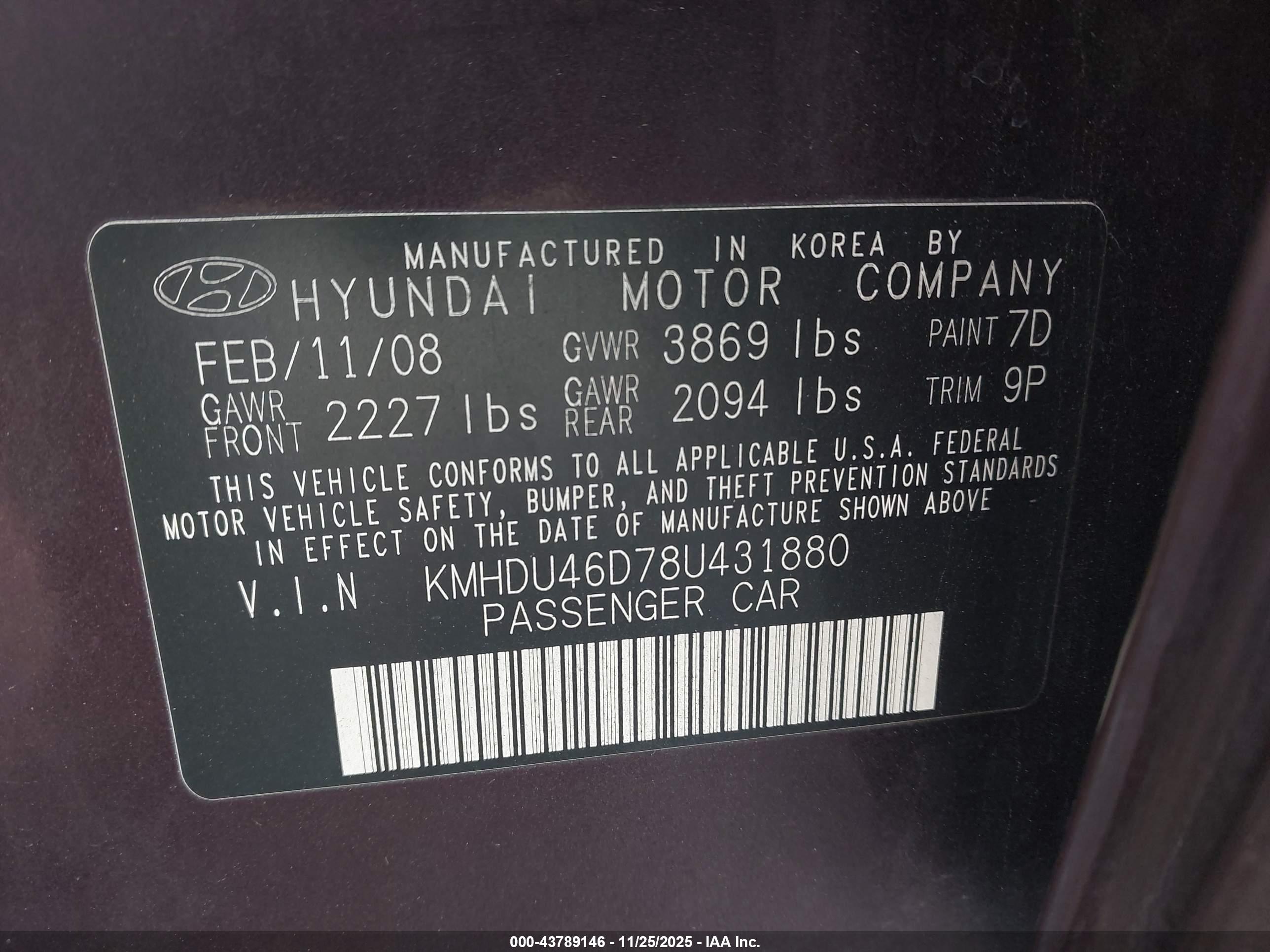 HYUNDAI ELANTRA image 9
