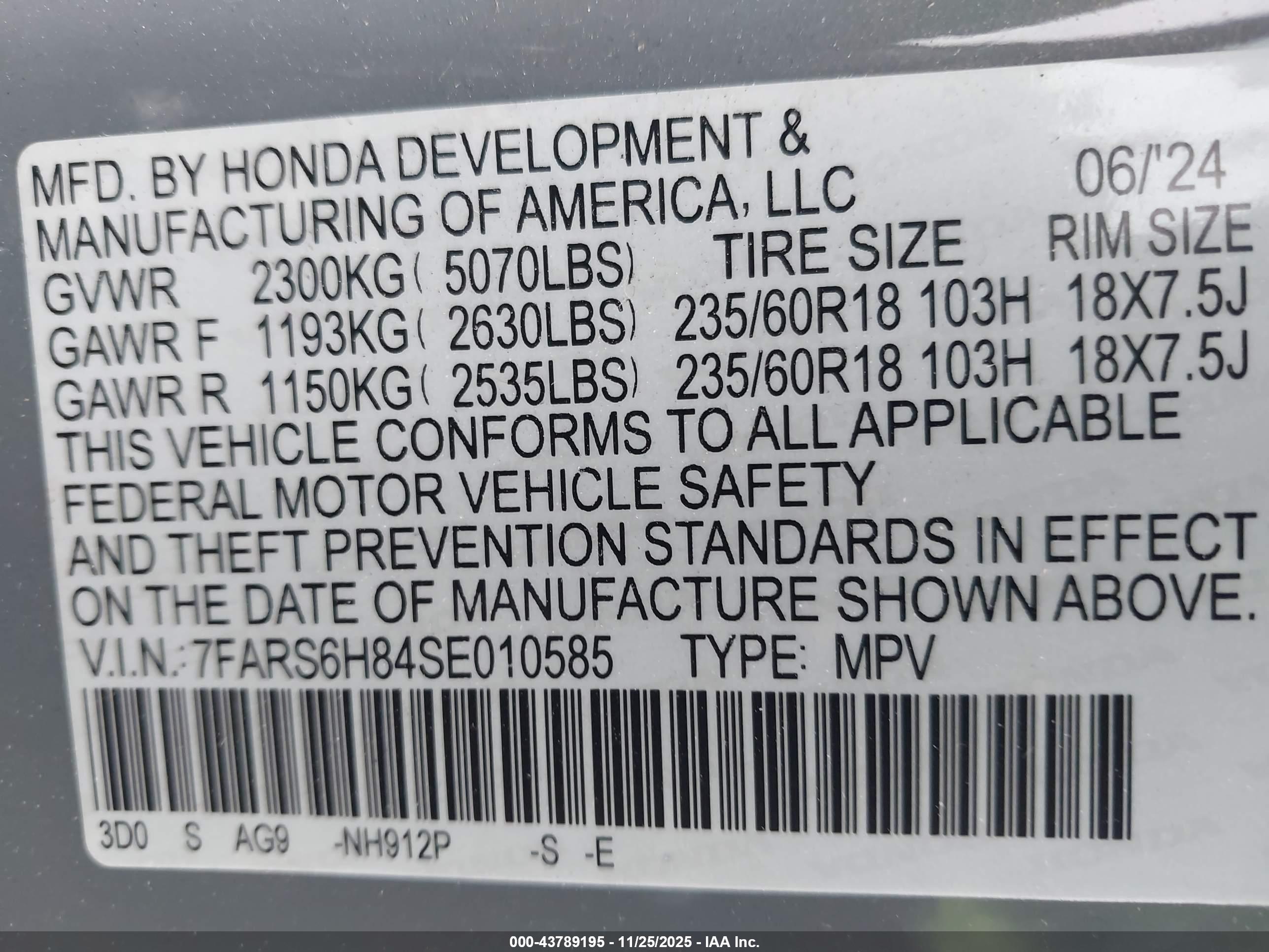 HONDA CR-V image 9