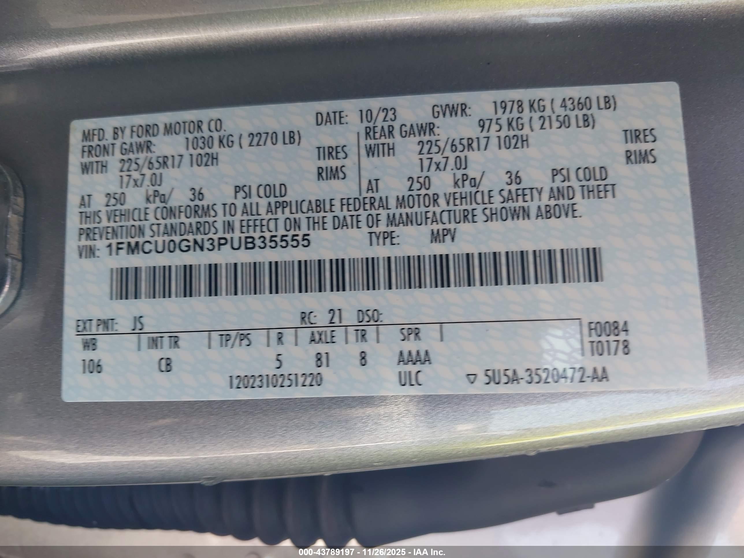 FORD ESCAPE image 9