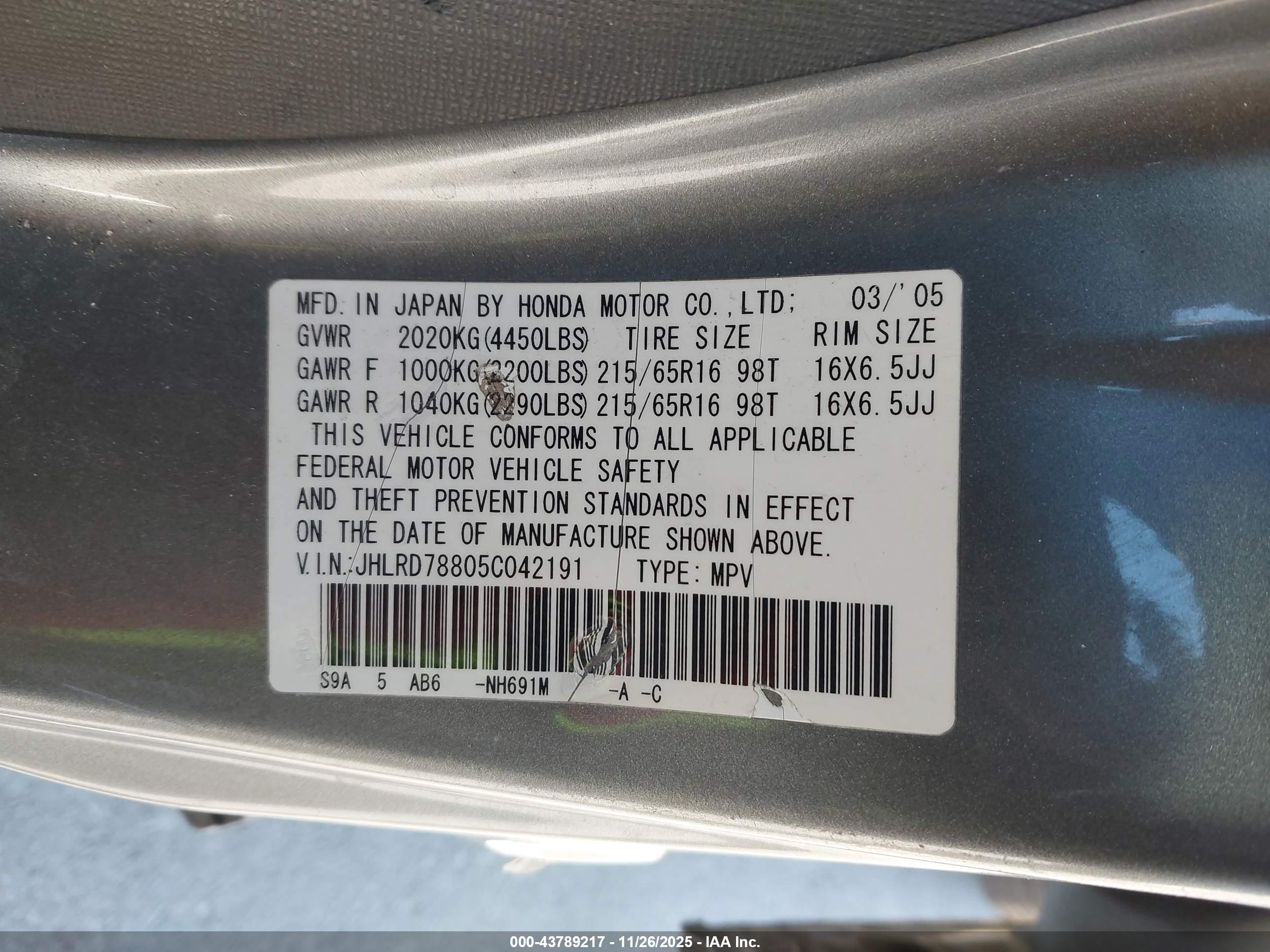 HONDA CR-V image 9