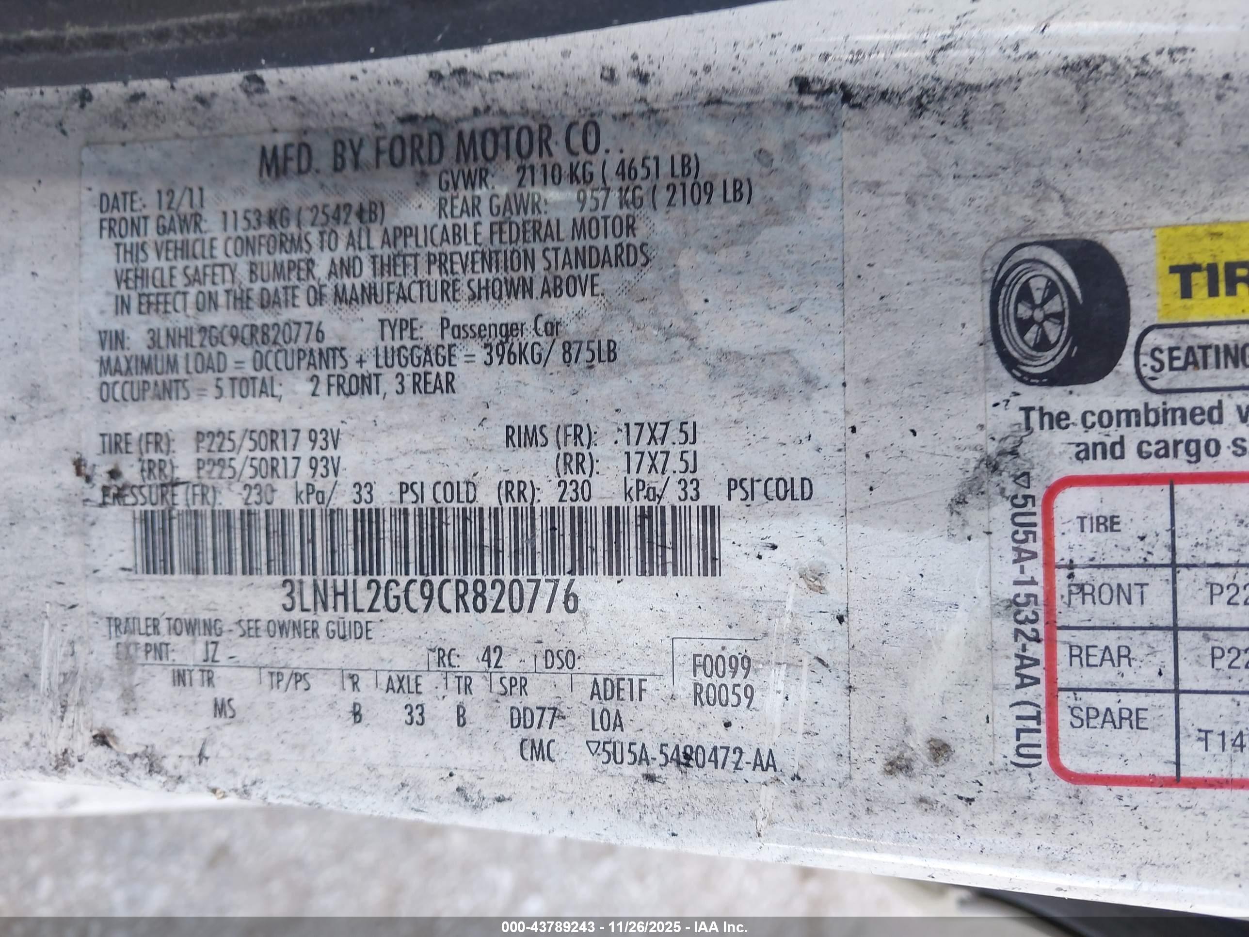LINCOLN MKZ image 9