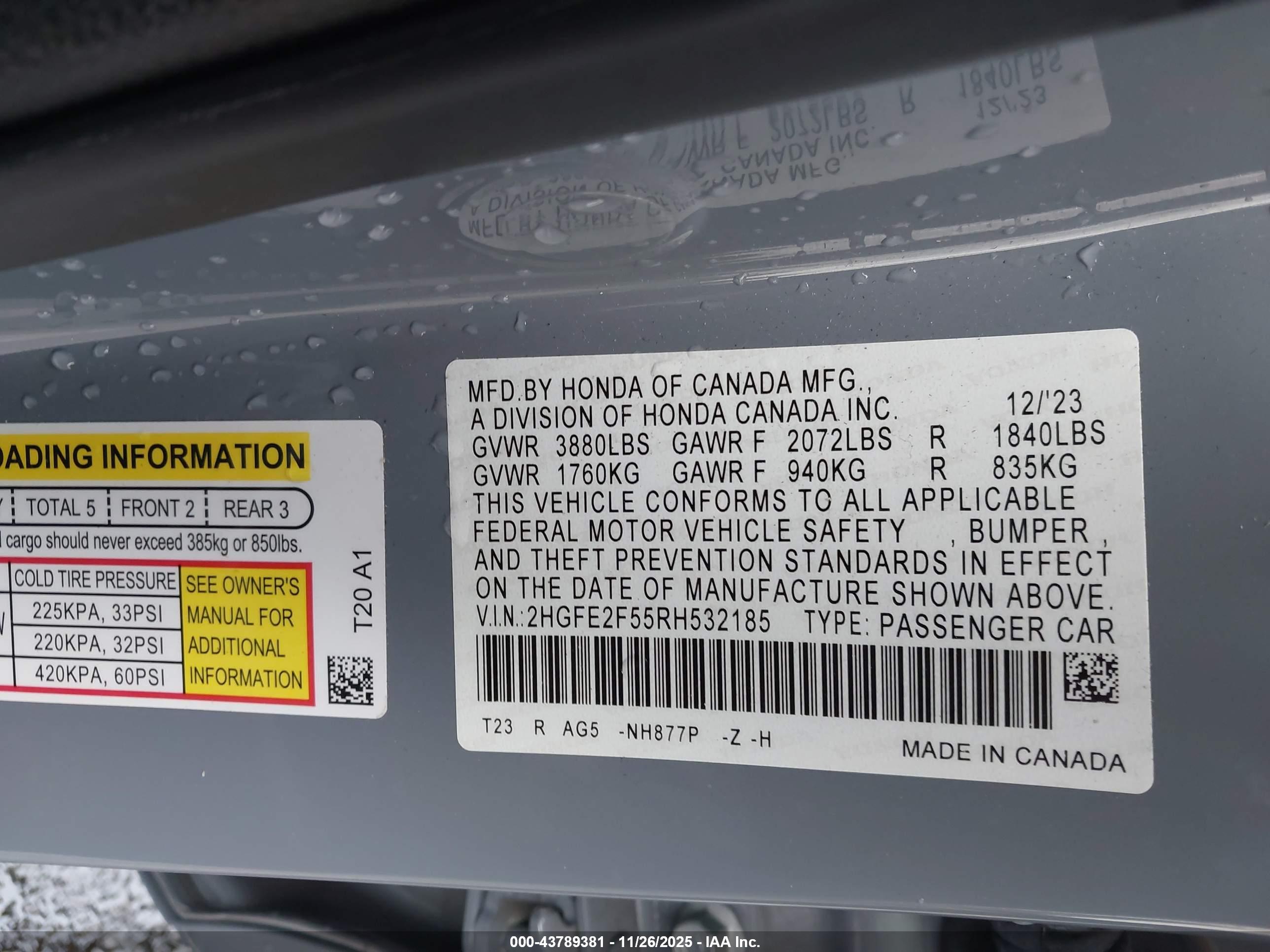 HONDA CIVIC image 9