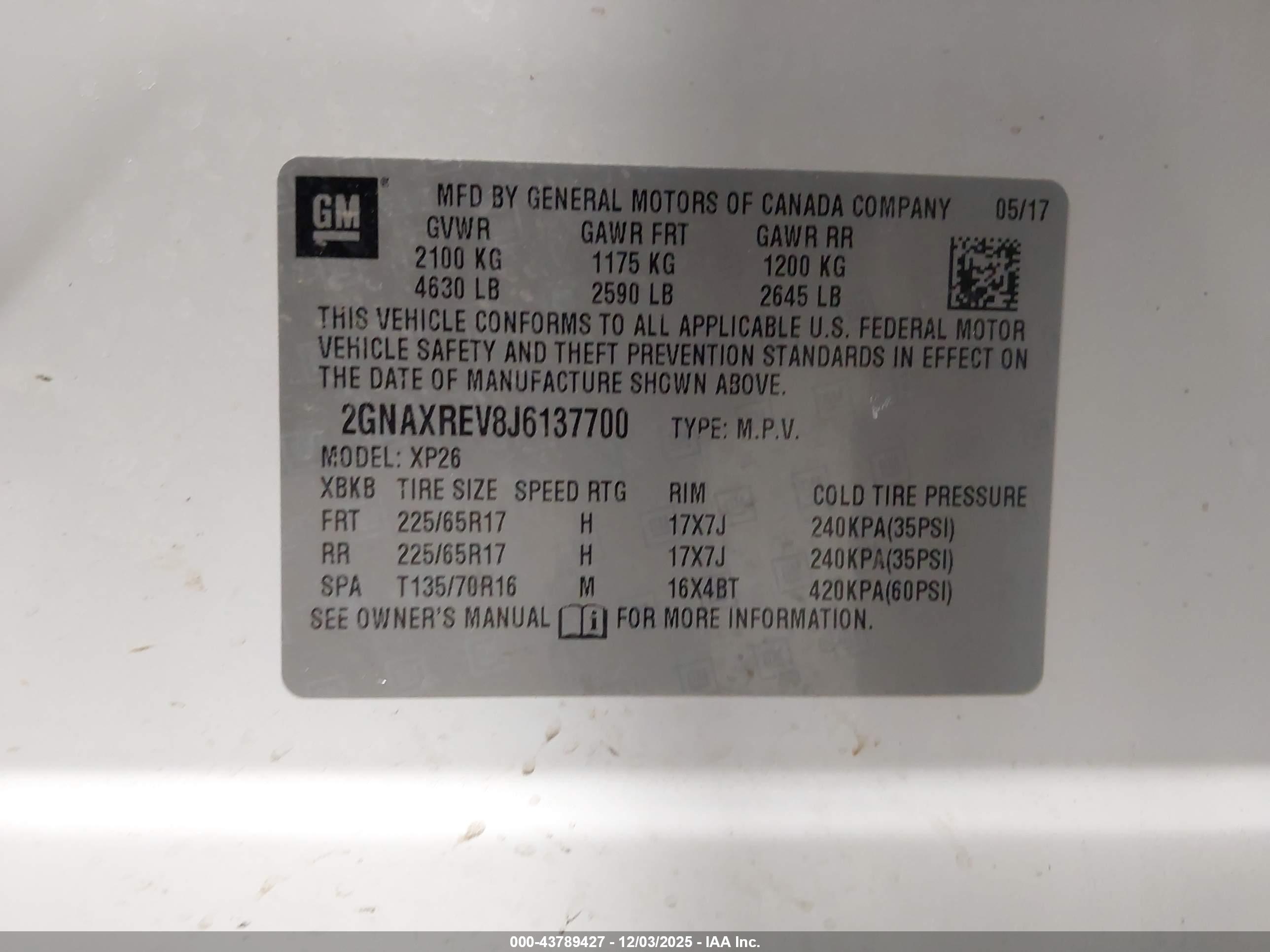 CHEVROLET EQUINOX image 9