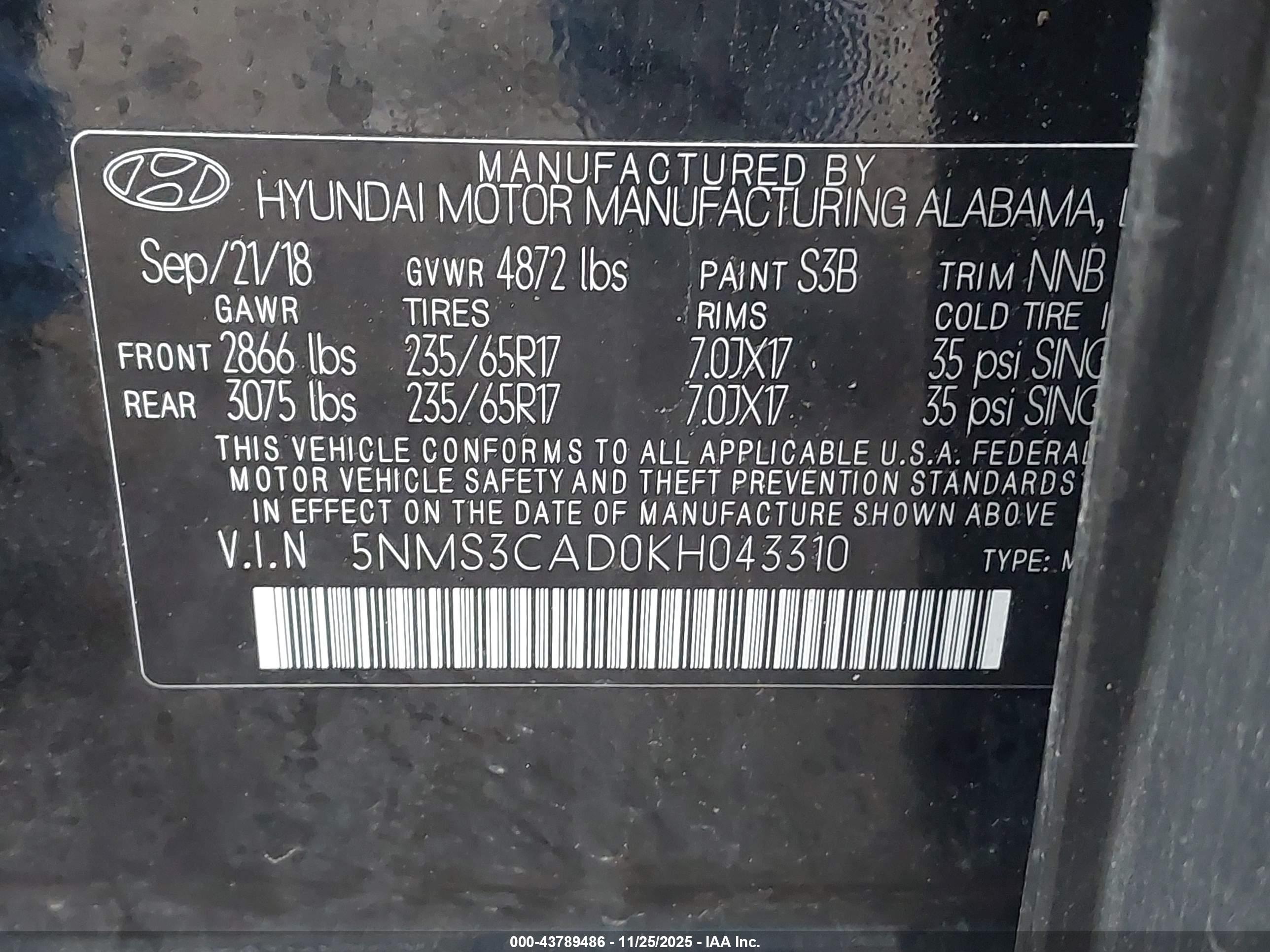 HYUNDAI SANTA image 9
