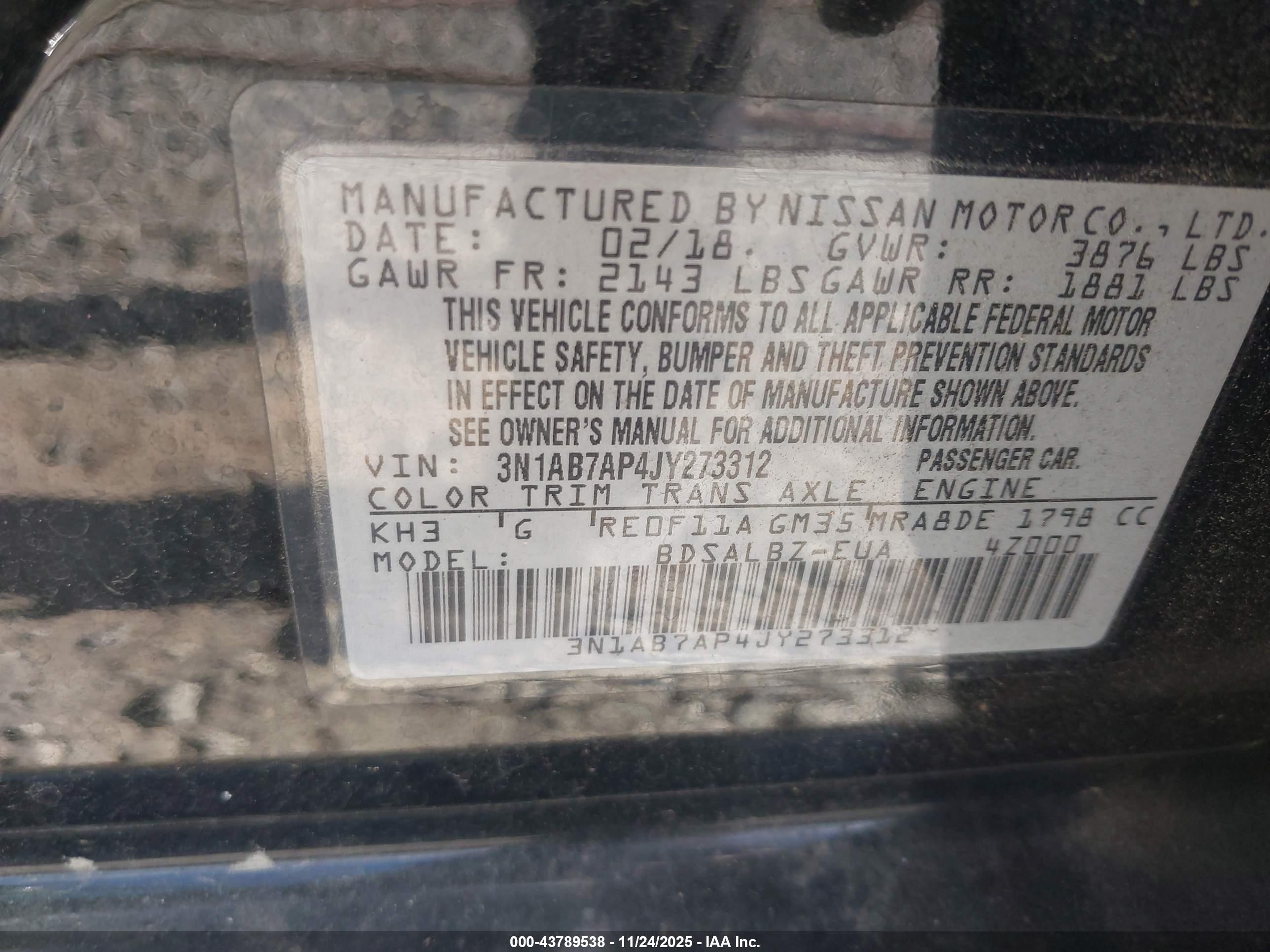 NISSAN SENTRA image 9