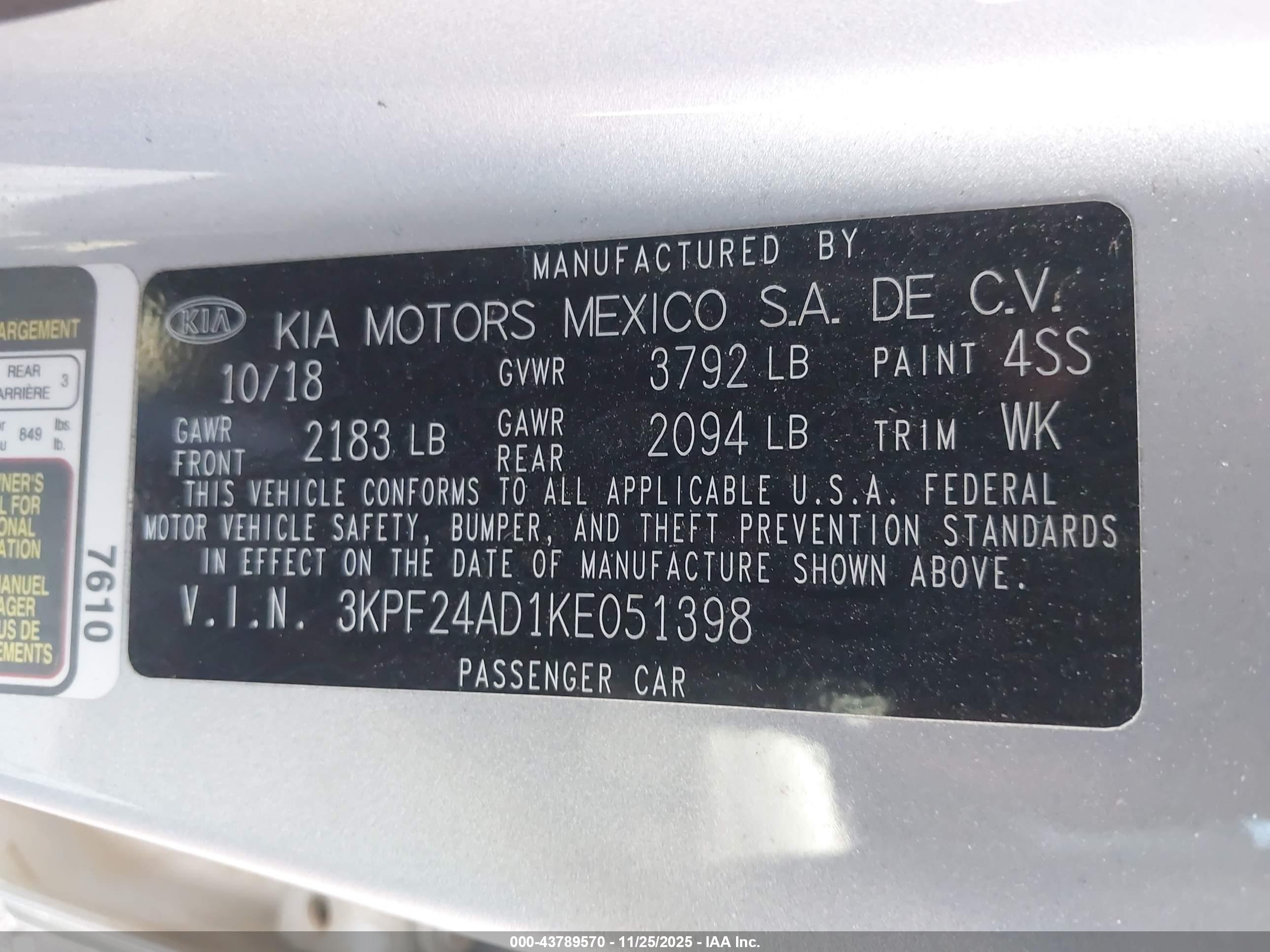 KIA FORTE image 9