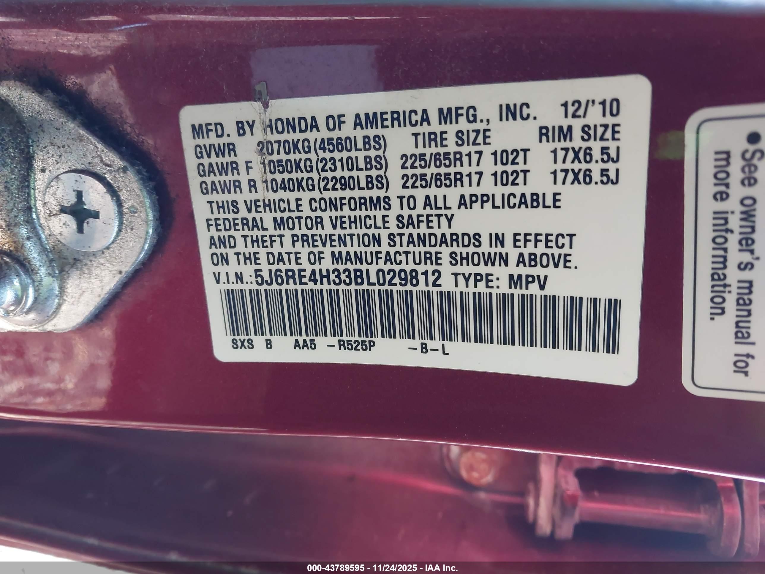 HONDA CR-V image 9