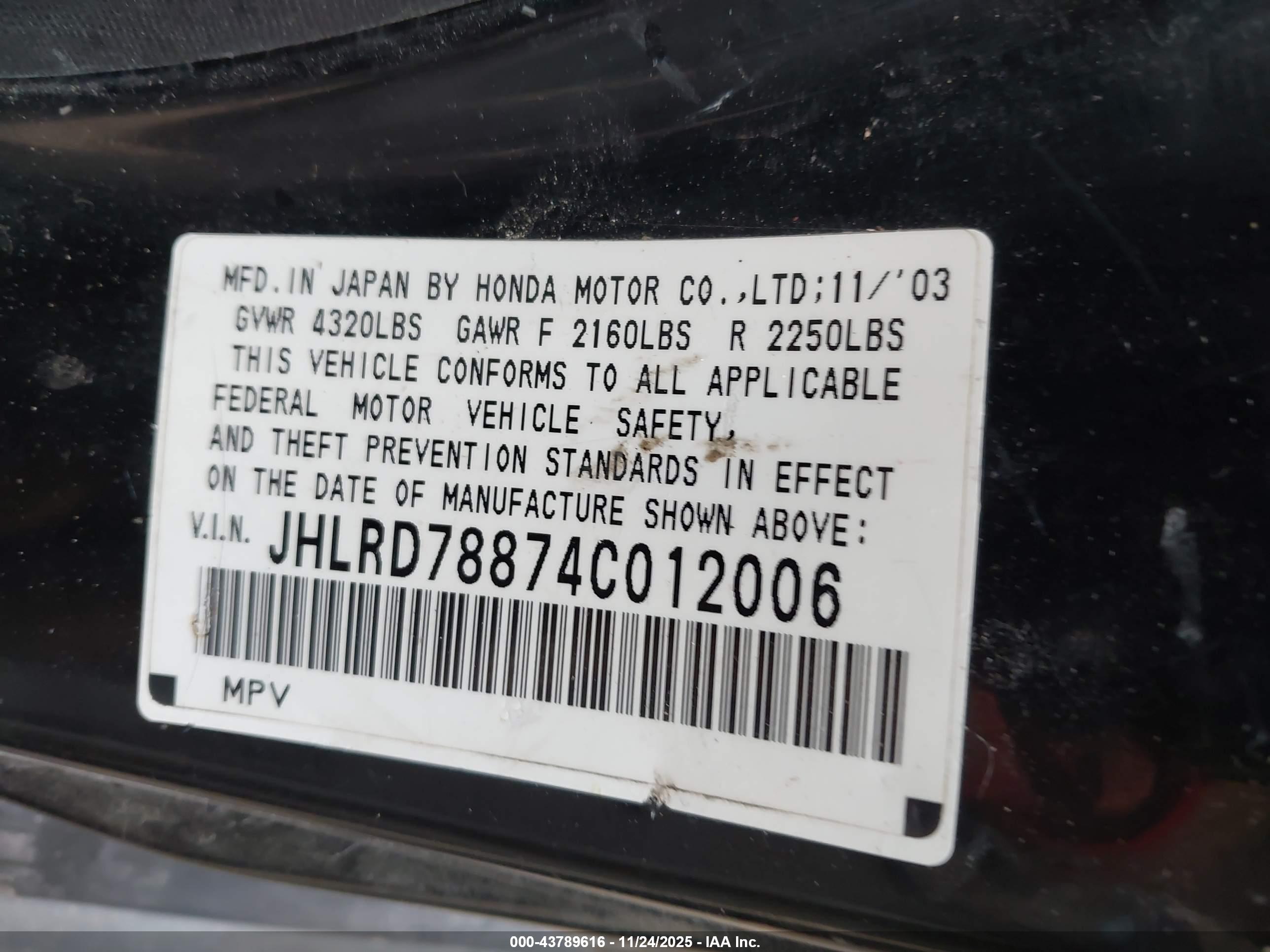 HONDA CR-V image 9