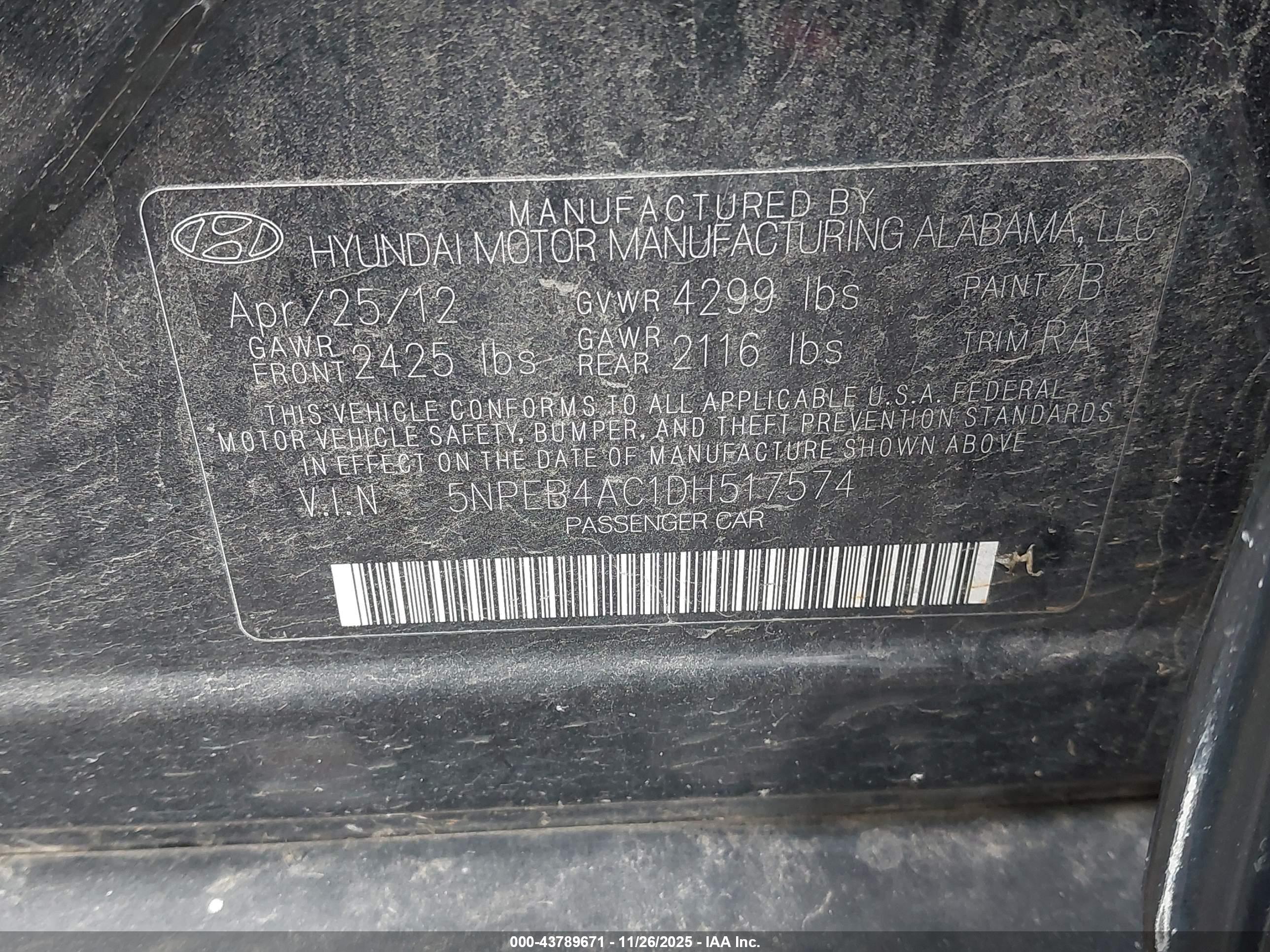 HYUNDAI SONATA image 9