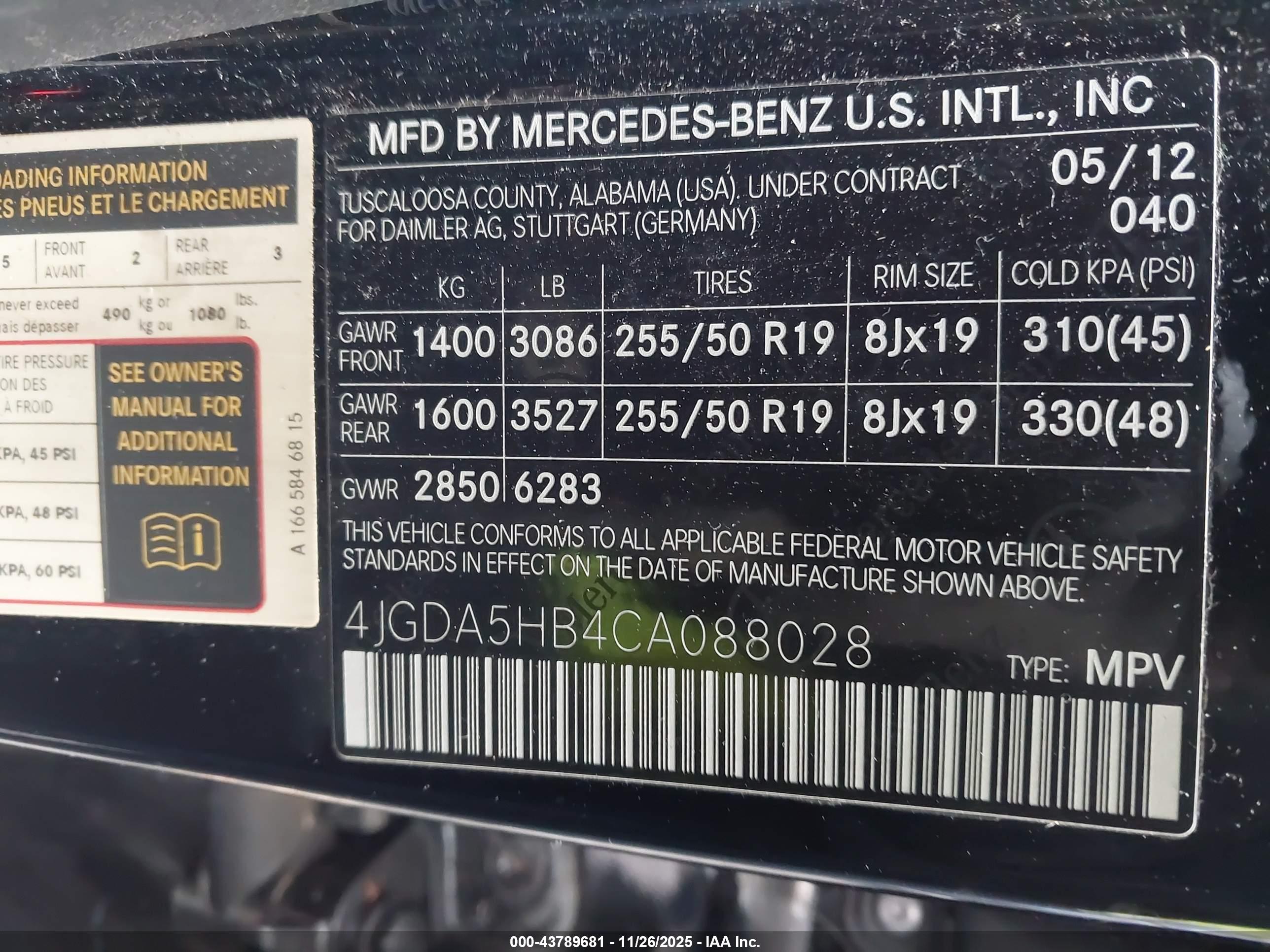 MERCEDES-BENZ ML image 9