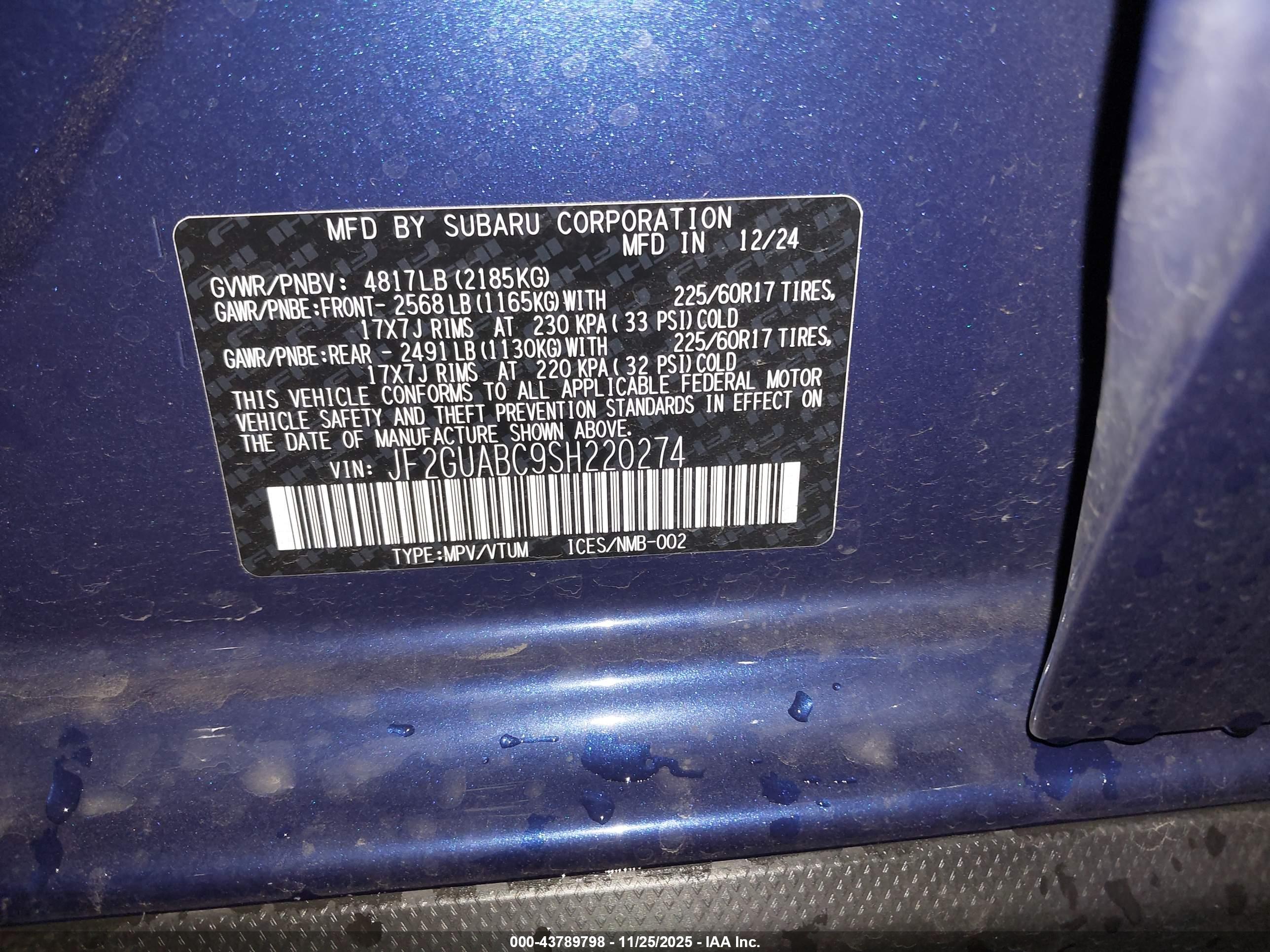 SUBARU CROSSTREK image 9