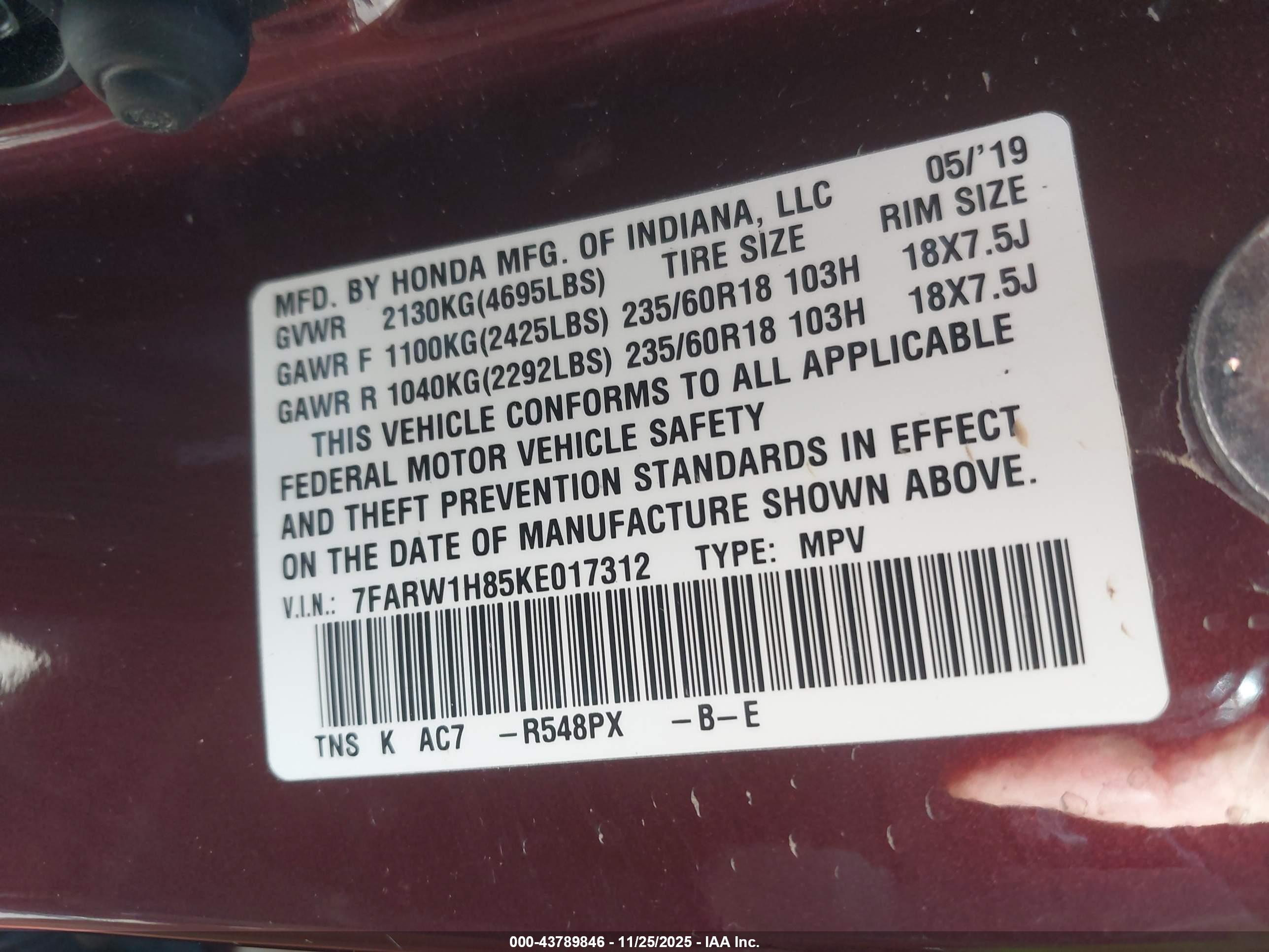 HONDA CR-V image 9