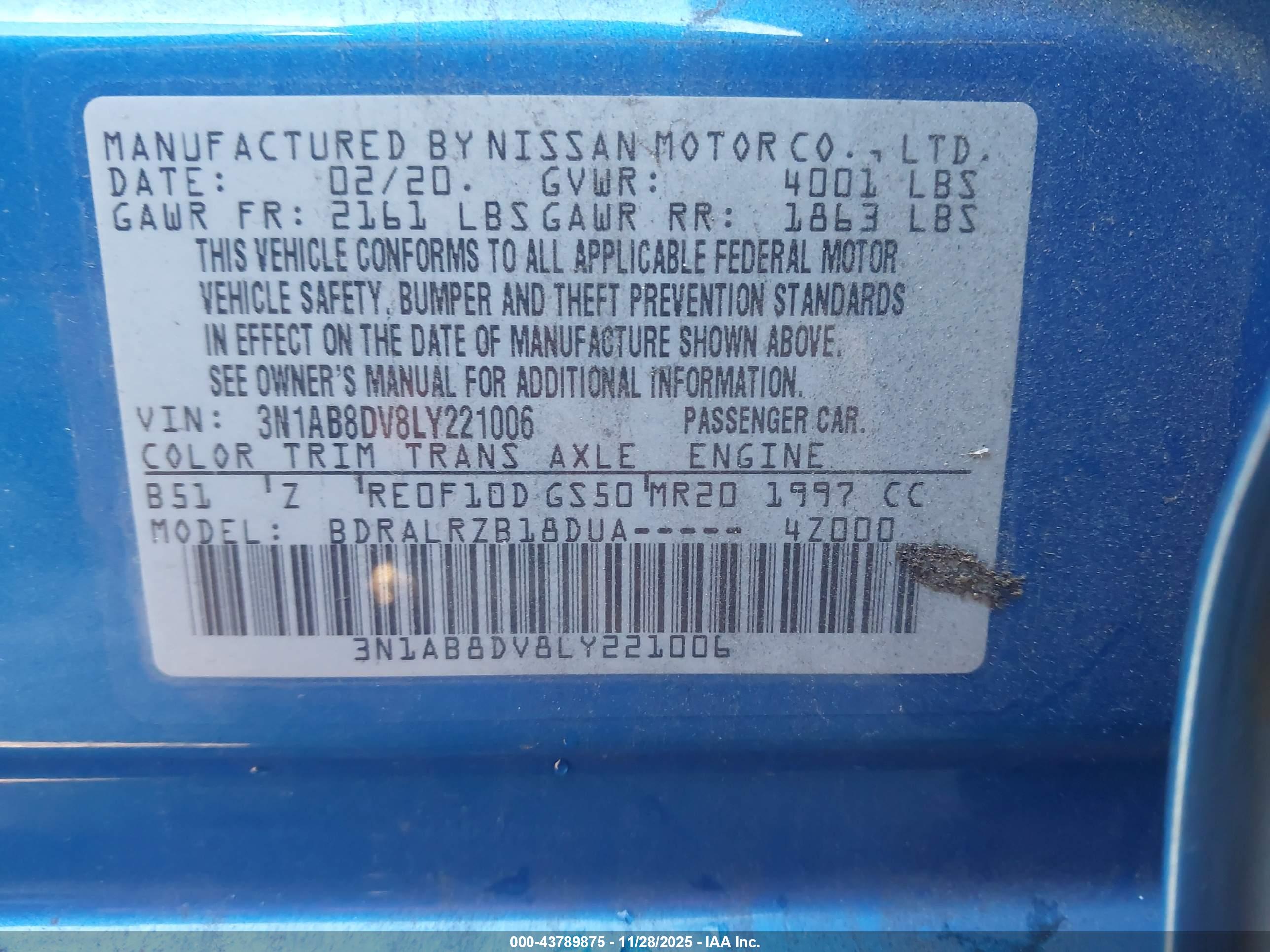 NISSAN SENTRA image 9