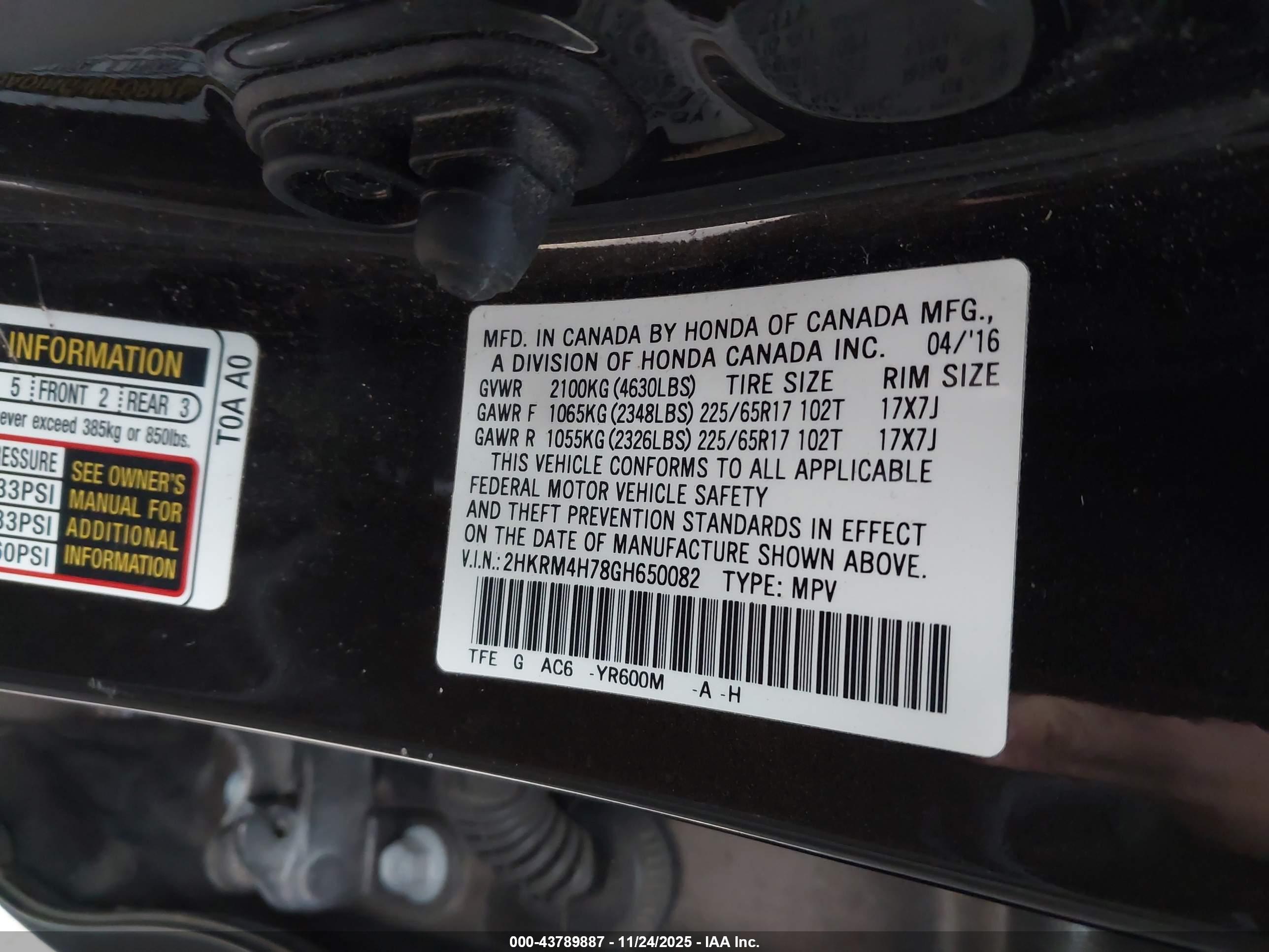 HONDA CR-V image 9