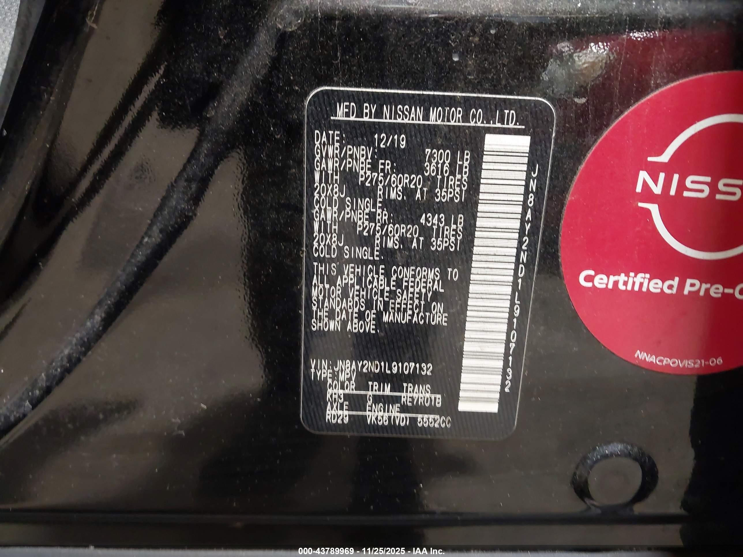 NISSAN ARMADA image 9