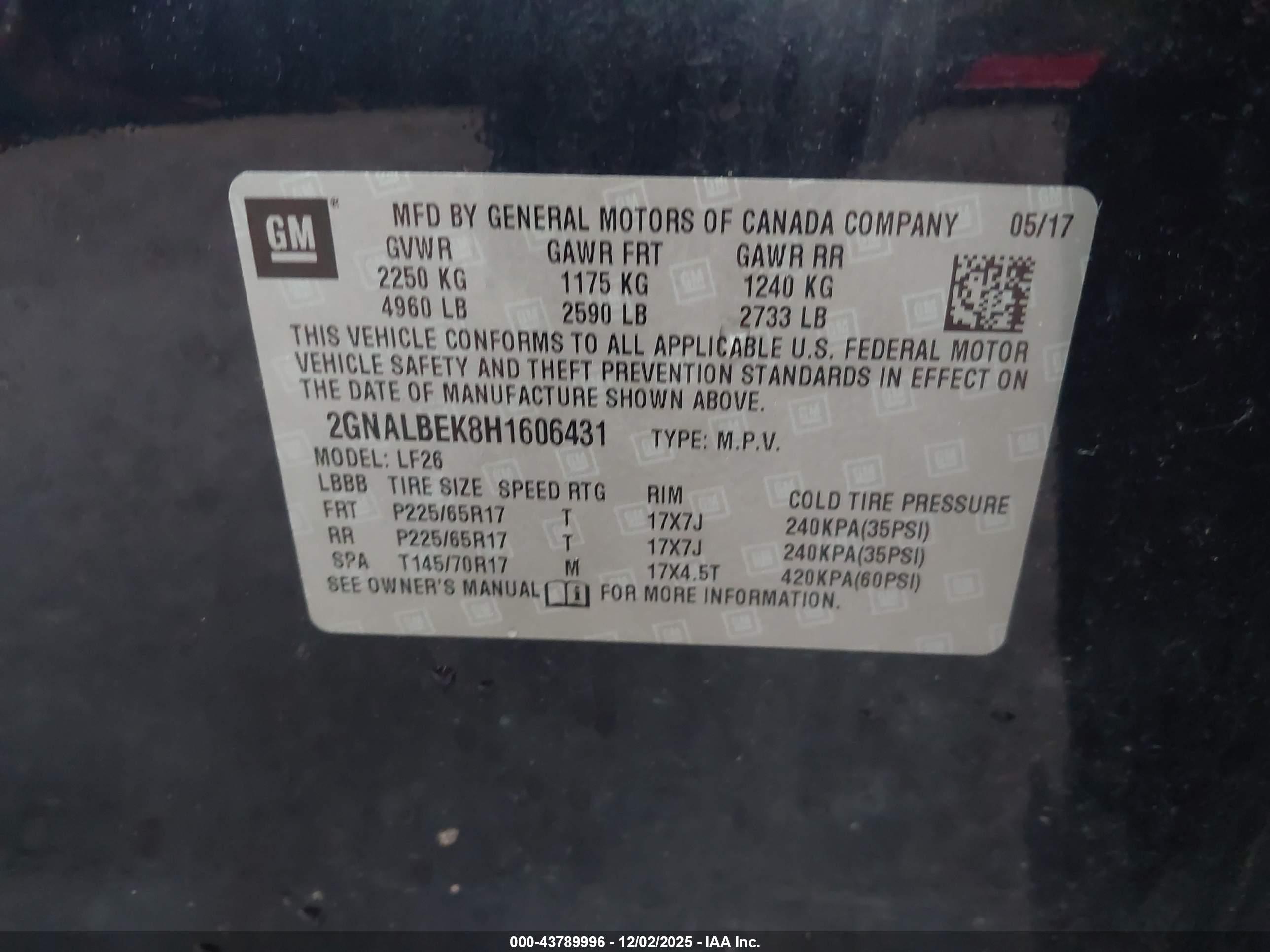 CHEVROLET EQUINOX image 9